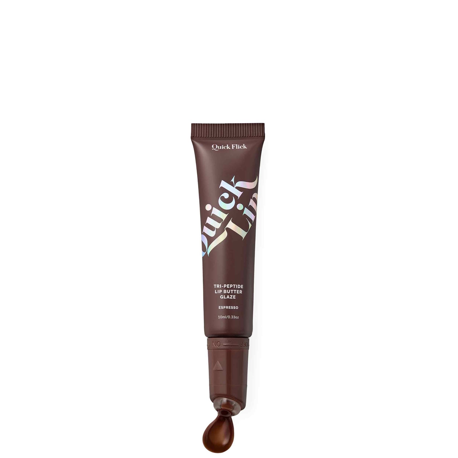 Quick Flick Quick Lip Tri-Peptide Lip Butter Glaze - Espresso (Brown) 10ml