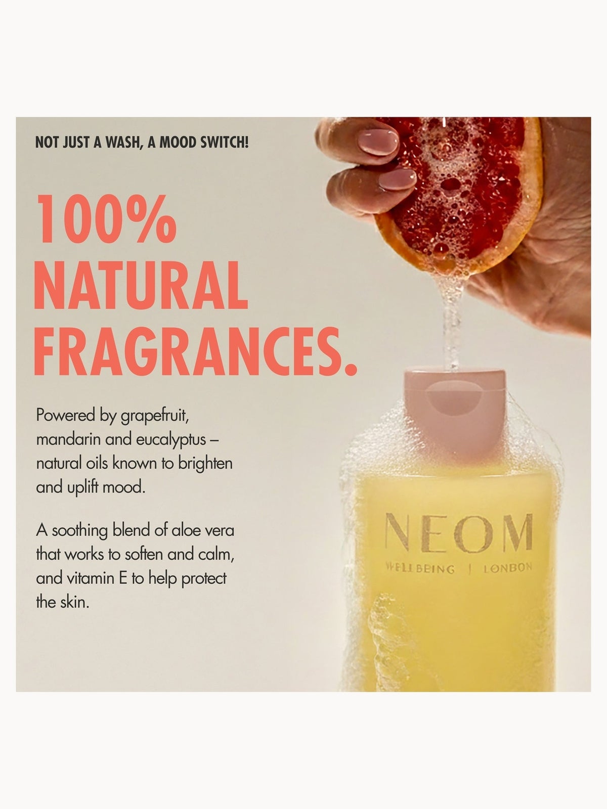 NEOM Squeeze The Day Body Wash 50ml 3