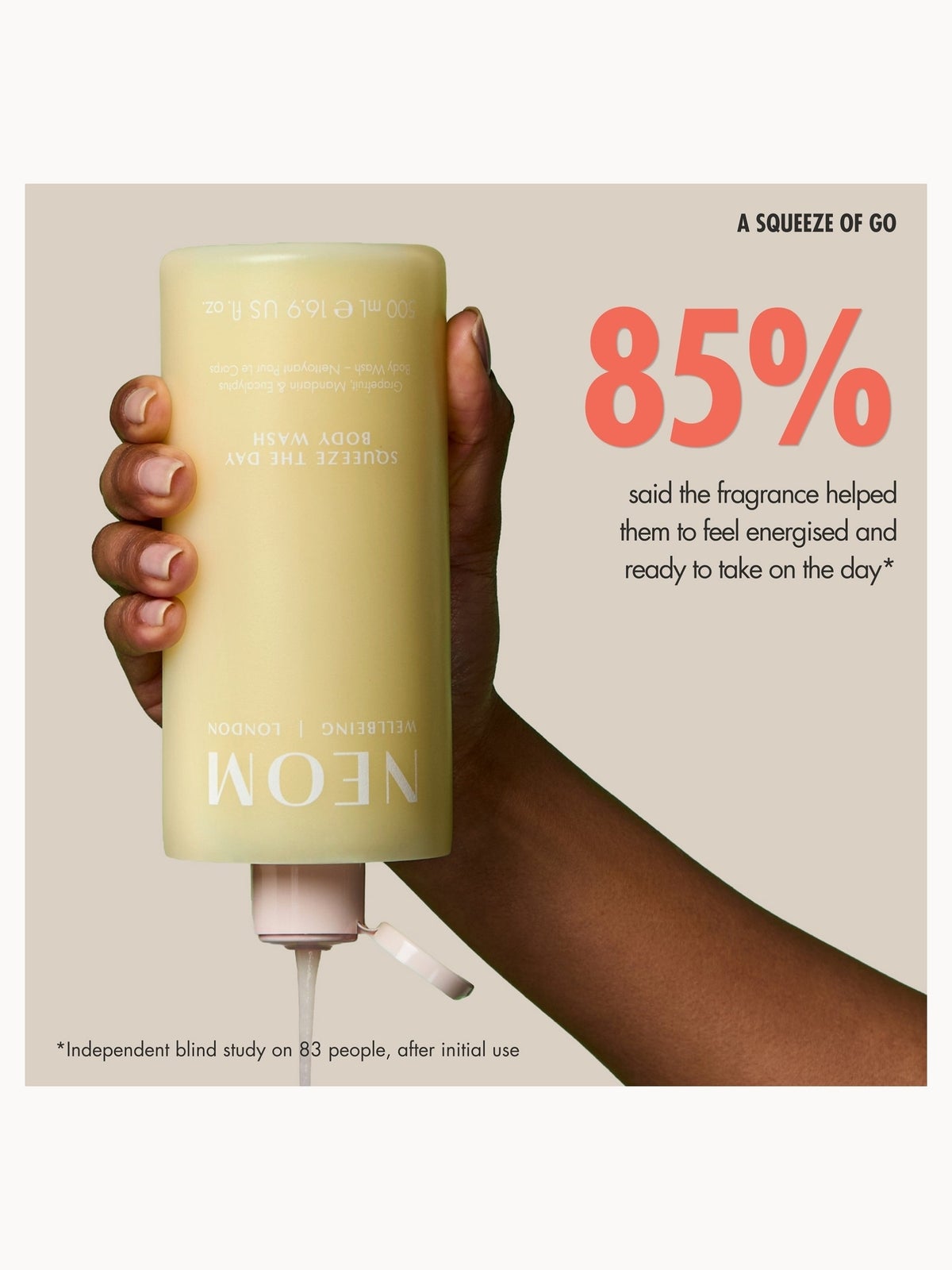 NEOM Squeeze The Day Body Wash 500ml 4