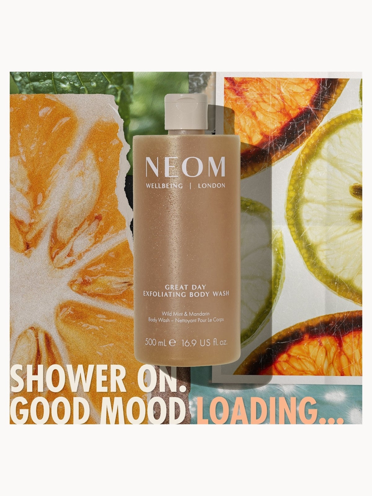 NEOM Great Day Exfoliating Body Wash 500ml 2
