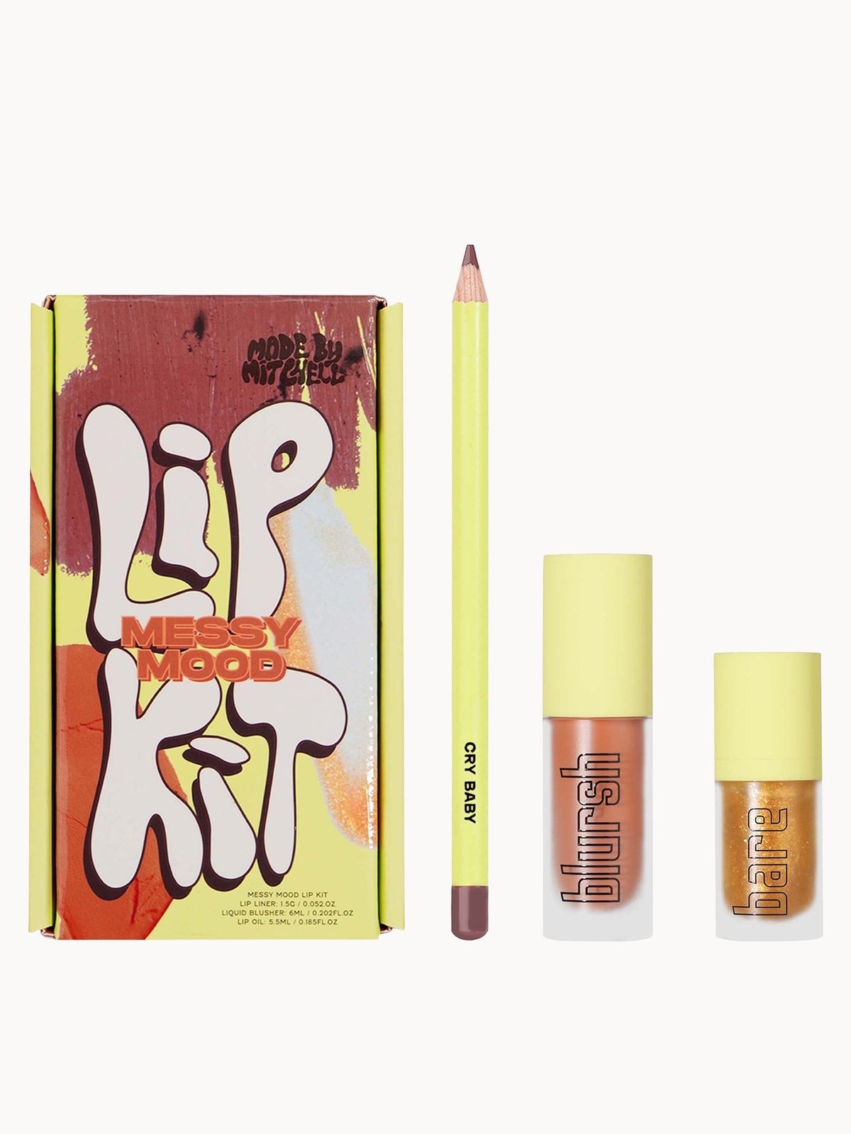 Made By Mitchell Lip Kit Mitch's Mood (Worth £38) - Messy Mood 5
