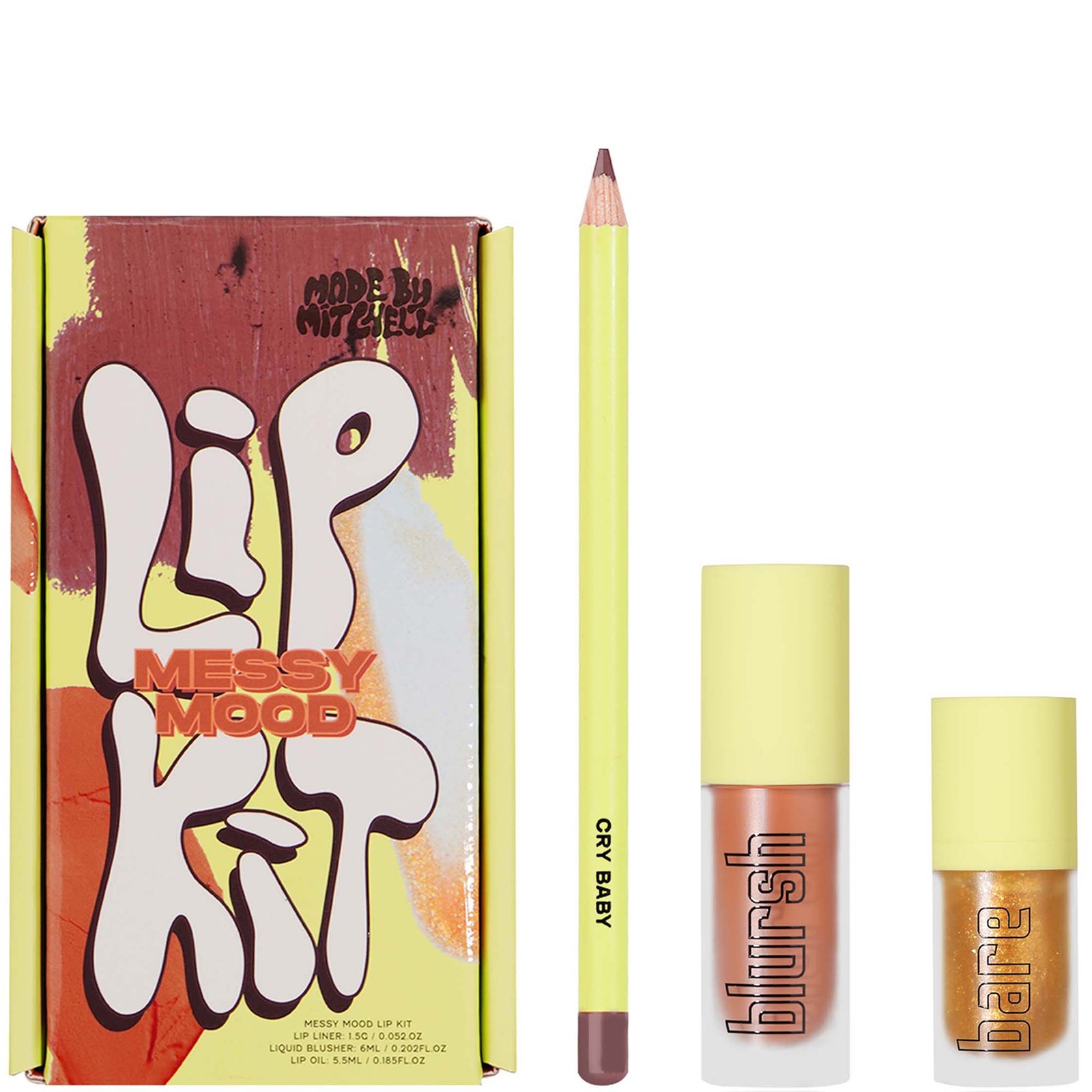 

Made By Mitchell Lip Kits (Various Shades) - Messy Mood