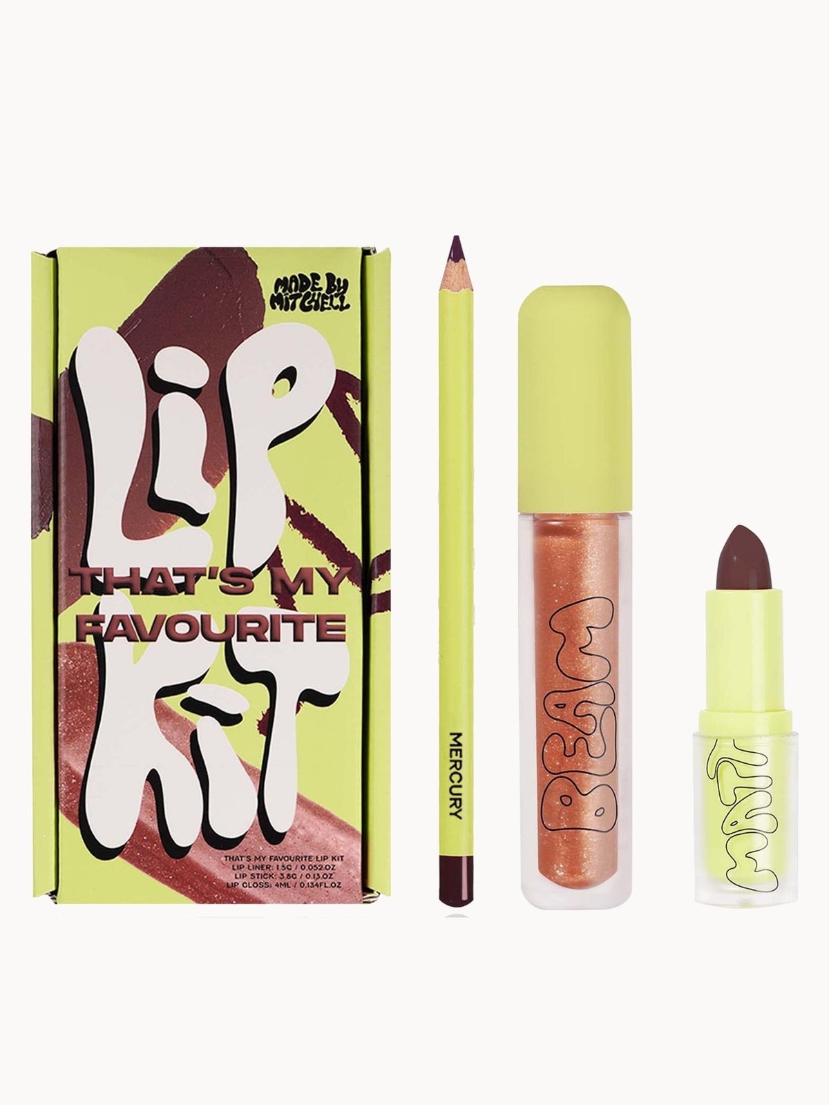Made By Mitchell Lip Kit Mitch's Mood (Worth £38) - My Favourite 4