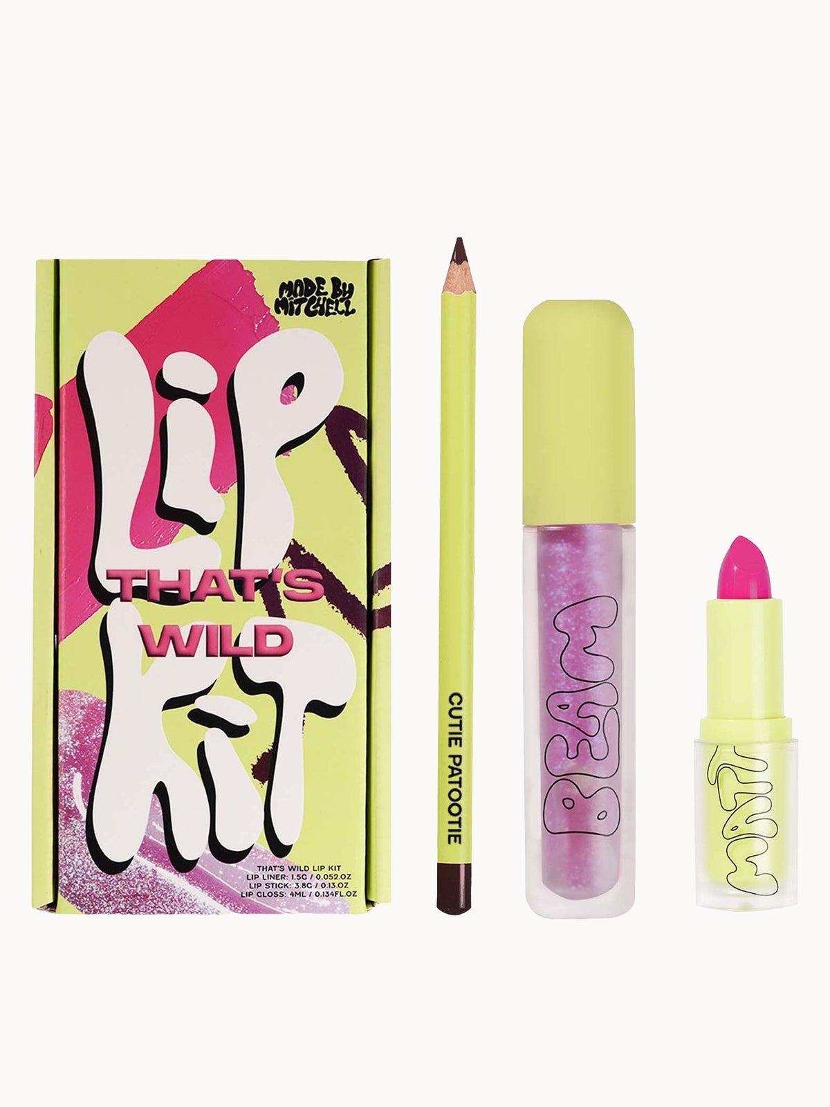 Made By Mitchell Lip Kit Mitch's Mood (Worth £38) - That's Wild