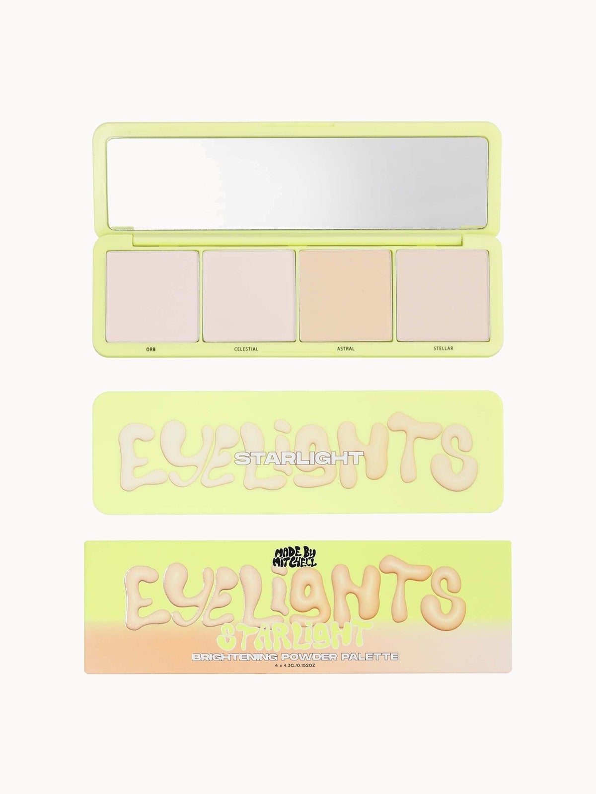 Made By Mitchell Eyelights Brightening Powder Palette (Various Shades) - Starlight 2
