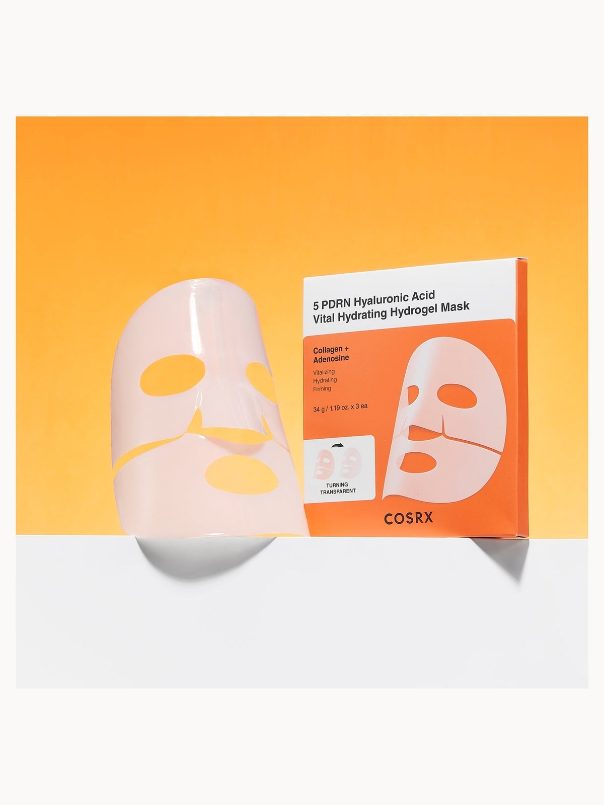 COSRX 5 PDRN Hyaluronic Acid Vital Hydrating Hydrogel Mask 3EA 3