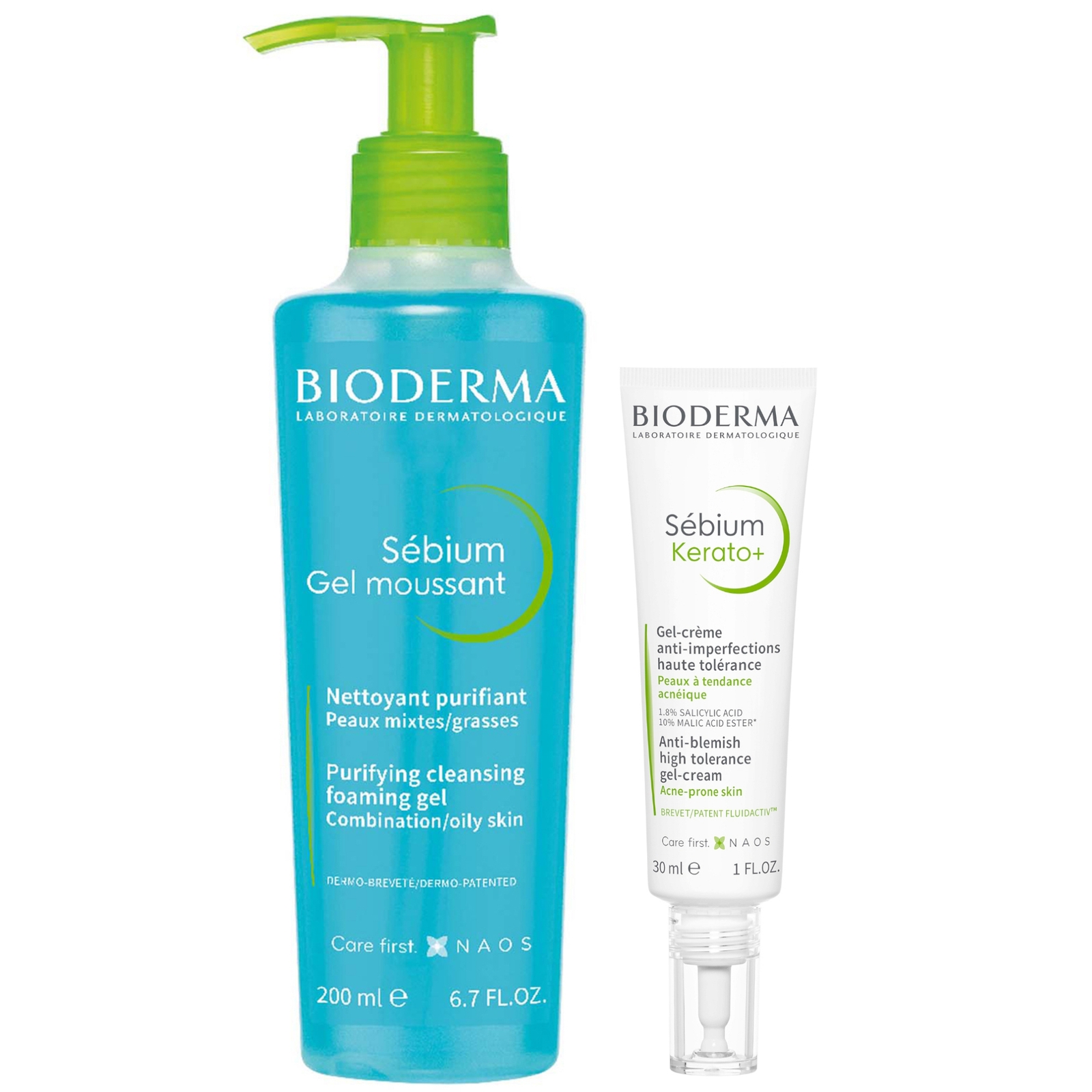 Bioderma Sebium Anti-Blemish, Marks and Redness Face Duo For Acne Prone Skin