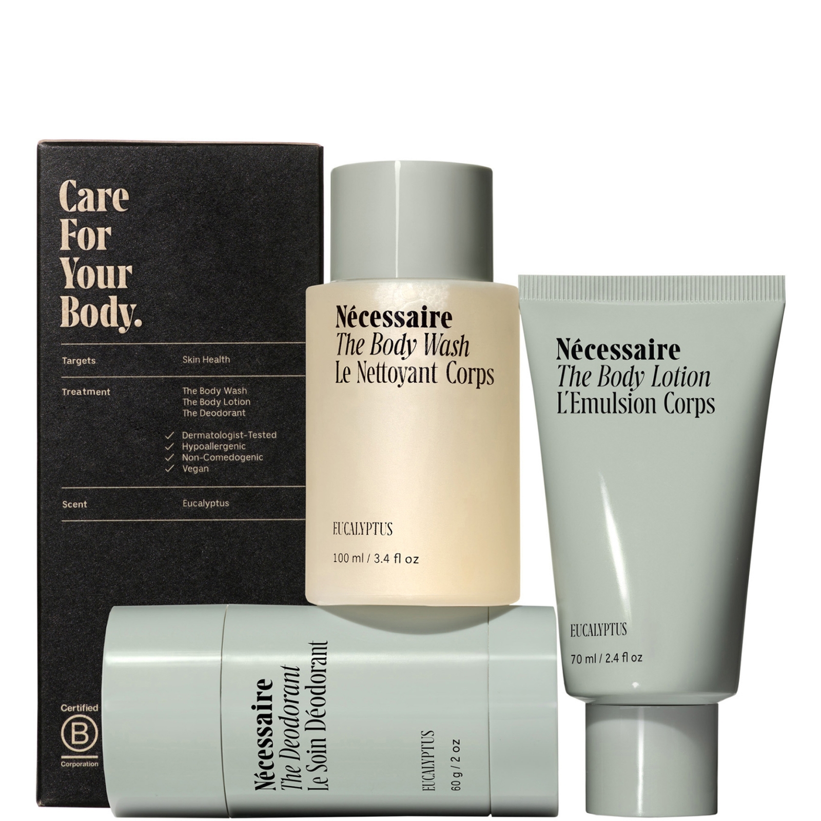 Nécessaire The Body Essentials Euaclyptus Kit