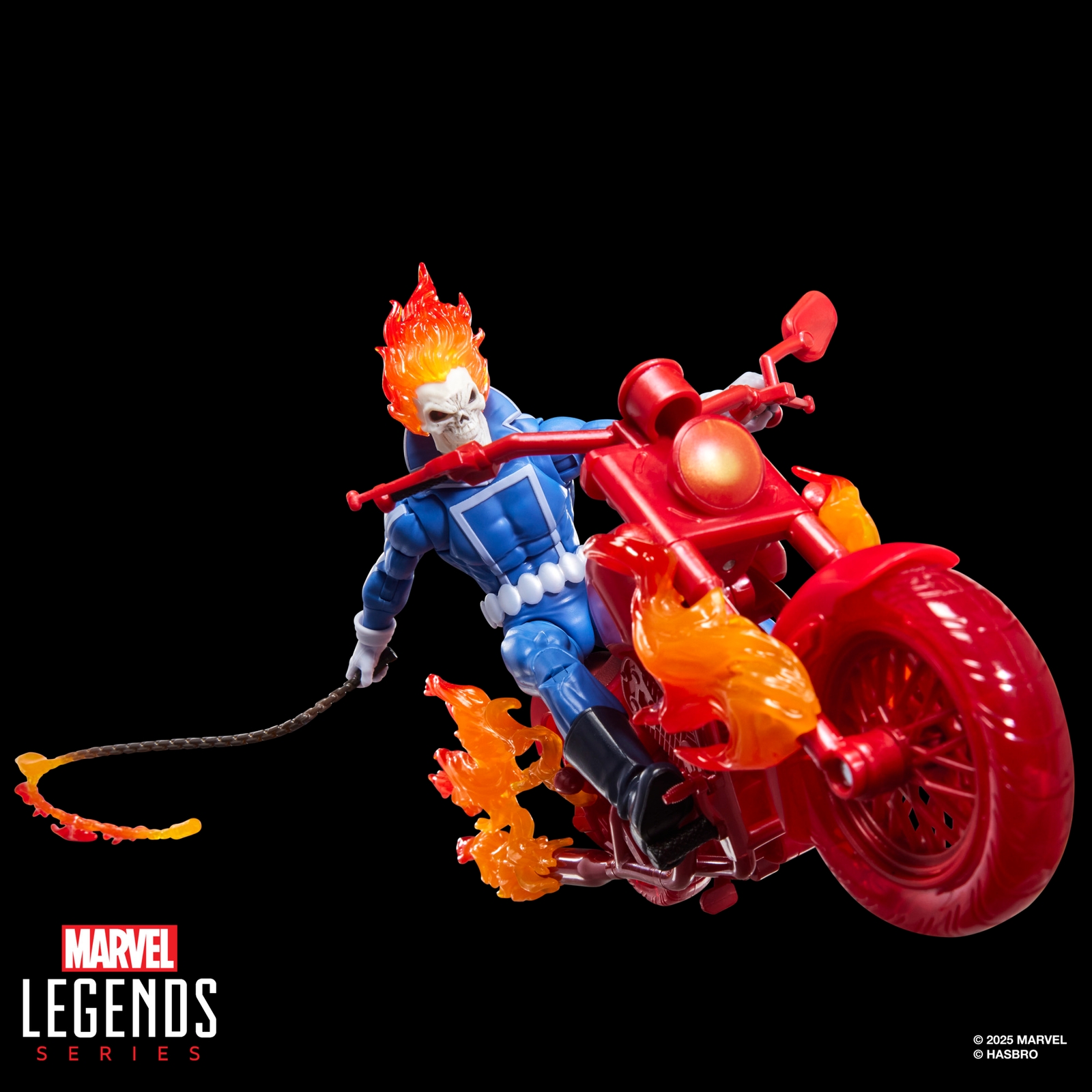 Hasbro Marvel Legends Series Ghost Rider, Johnny Blaze Action Figure with Motorcycle