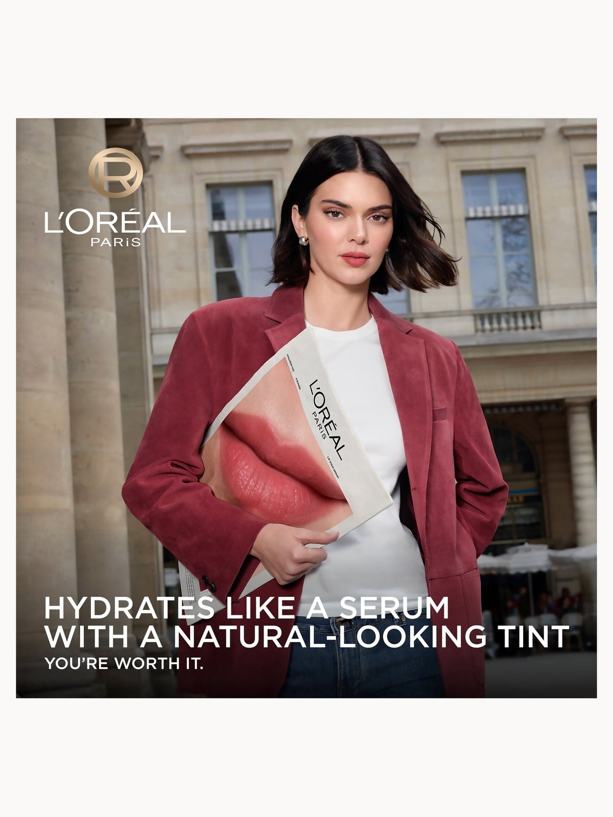 L'Oréal Paris Hyaluron Tint Lip Stain Serum, Hydrating Lip Stain (Various Shades) - 485 Nude Espresso 2