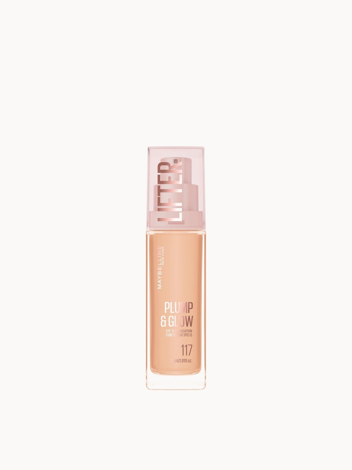 Maybelline New York Lifter Lifter Plump & Glow Foundation (Various Shades) - 117