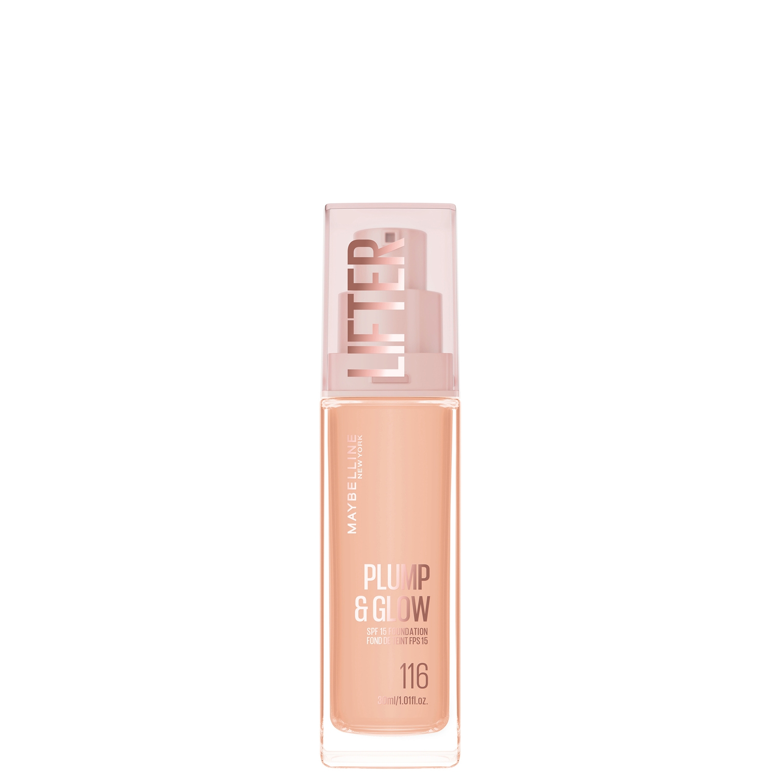 

Maybelline New York Lifter Lifter Plump & Glow Foundation (Various Shades) - 116