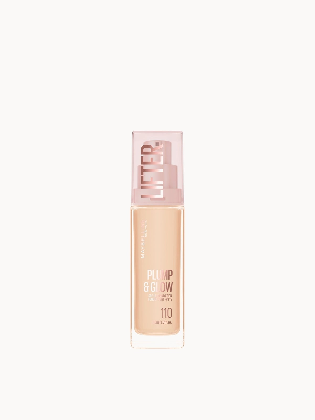 Maybelline New York Lifter Lifter Plump & Glow Foundation (Various Shades) - 110