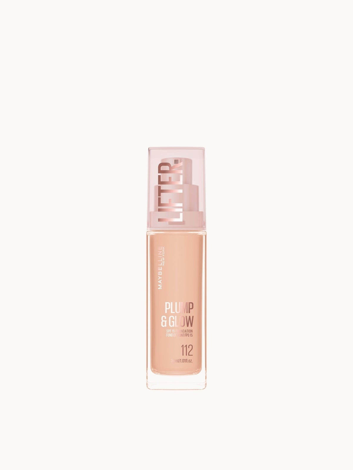 Maybelline New York Lifter Lifter Plump & Glow Foundation (Various Shades) - 112