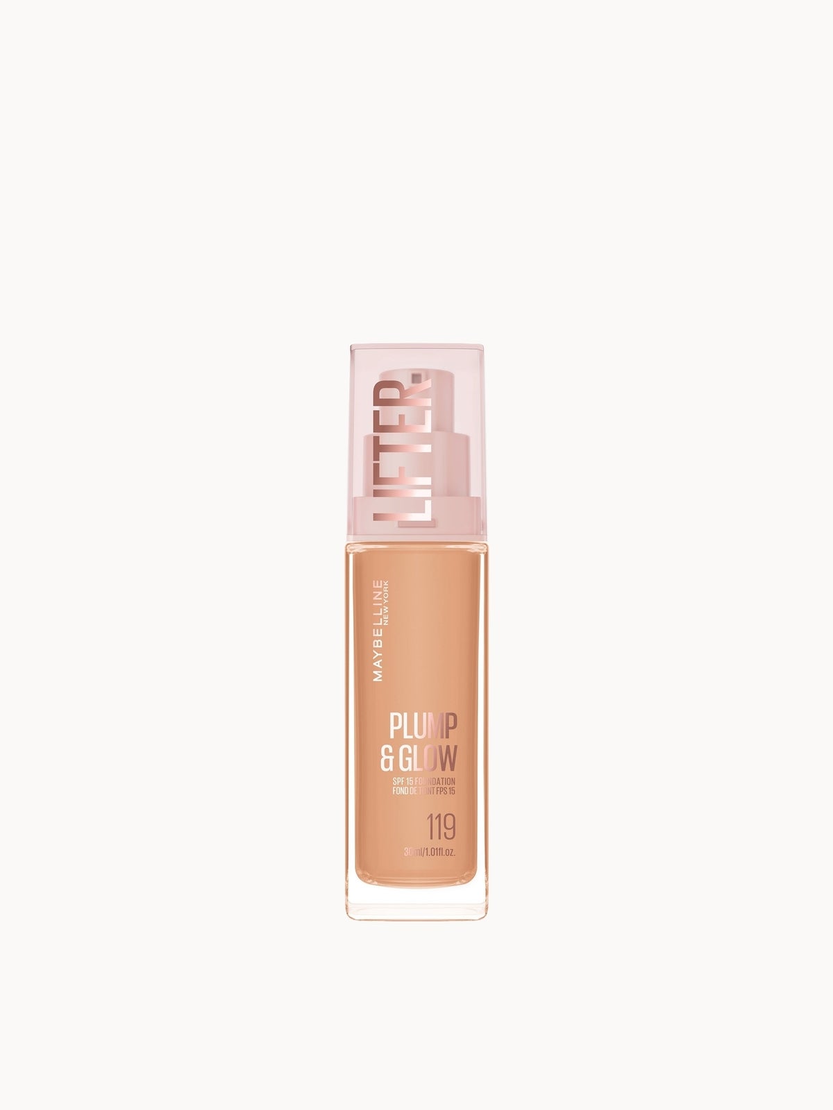Maybelline New York Lifter Lifter Plump & Glow Foundation (Various Shades) - 119
