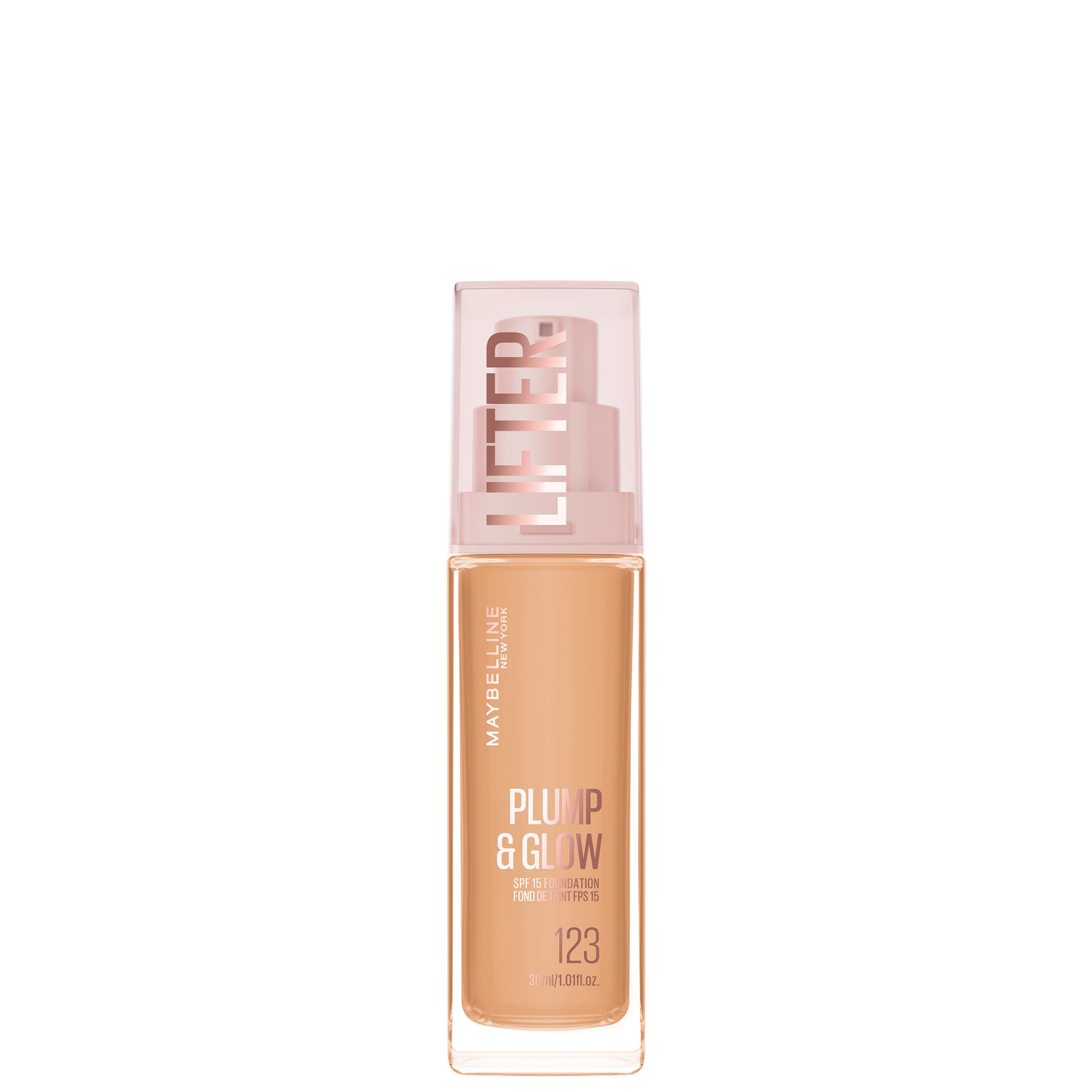 Maybelline New York Lifter Lifter Plump & Glow Foundation (Various Shades) - 123