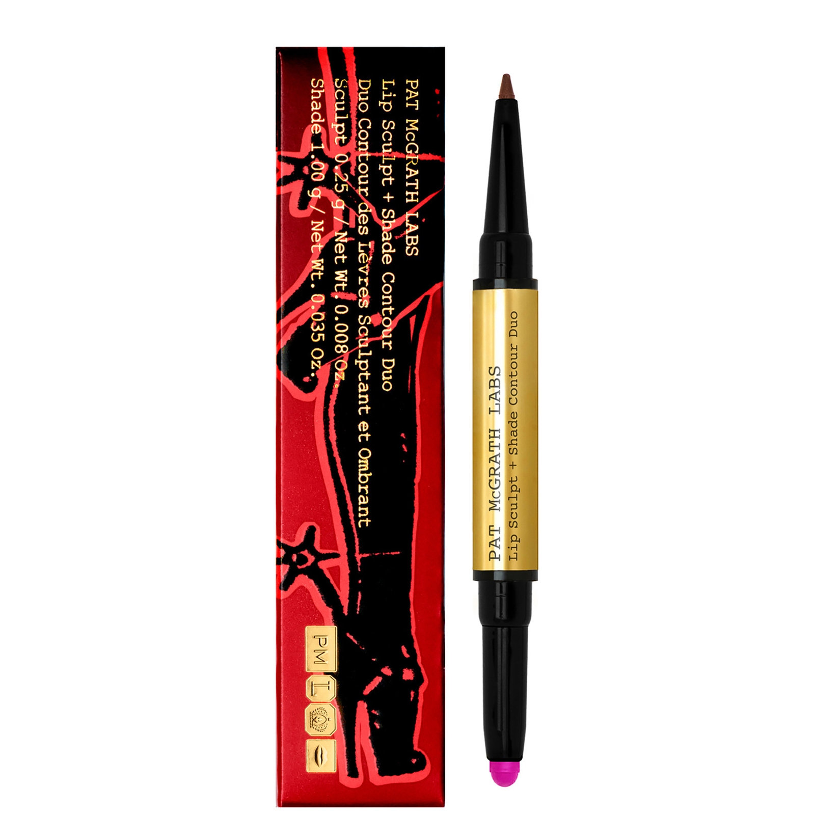 Pat McGrath Labs Lip Sculpt + Shade Contour Duo 1.2g (Various Shades) - Midnight Magenta