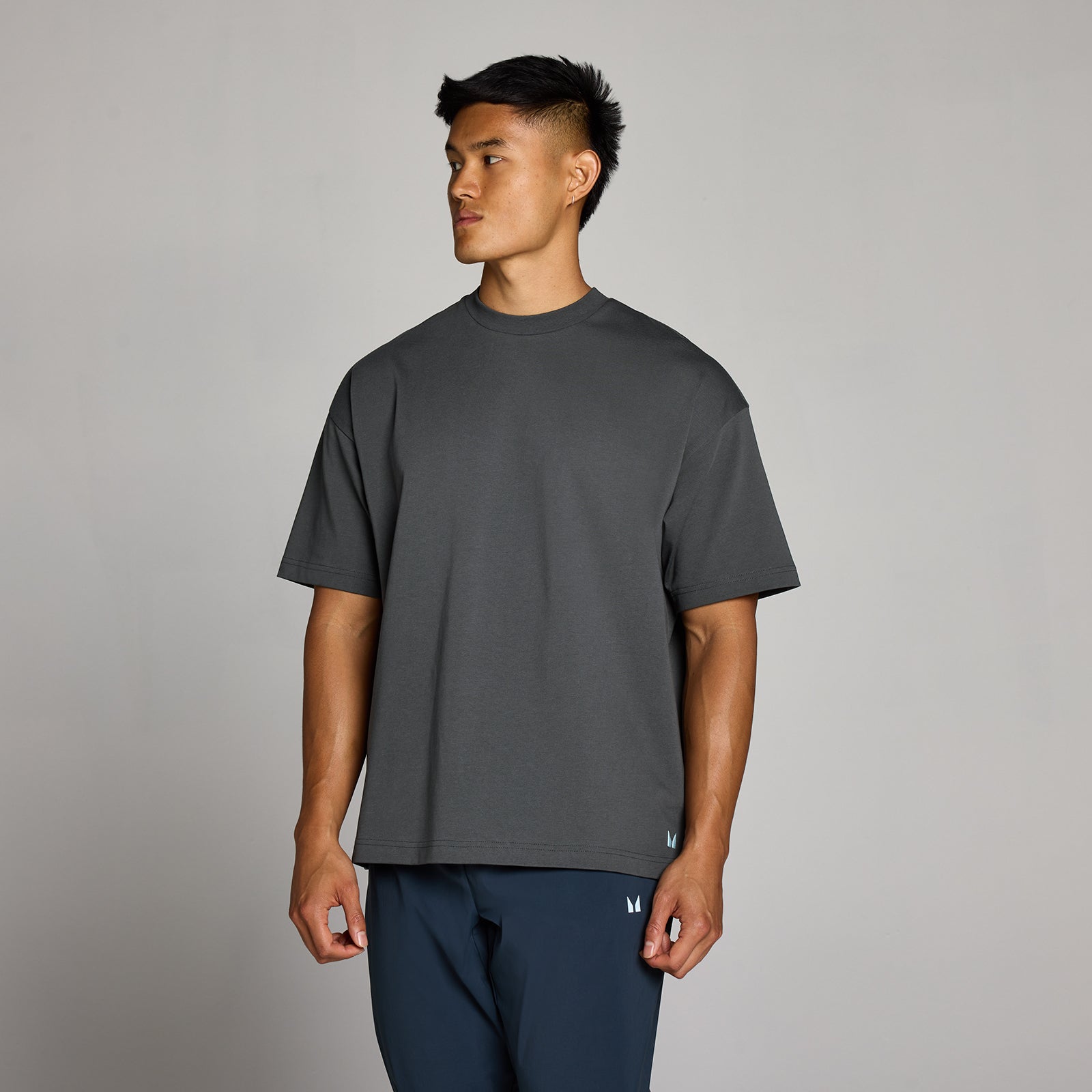 Myprotein UK MyProtein MP Men's Hybrid Built For Performance Graphic T-Shirt - Dark Grey