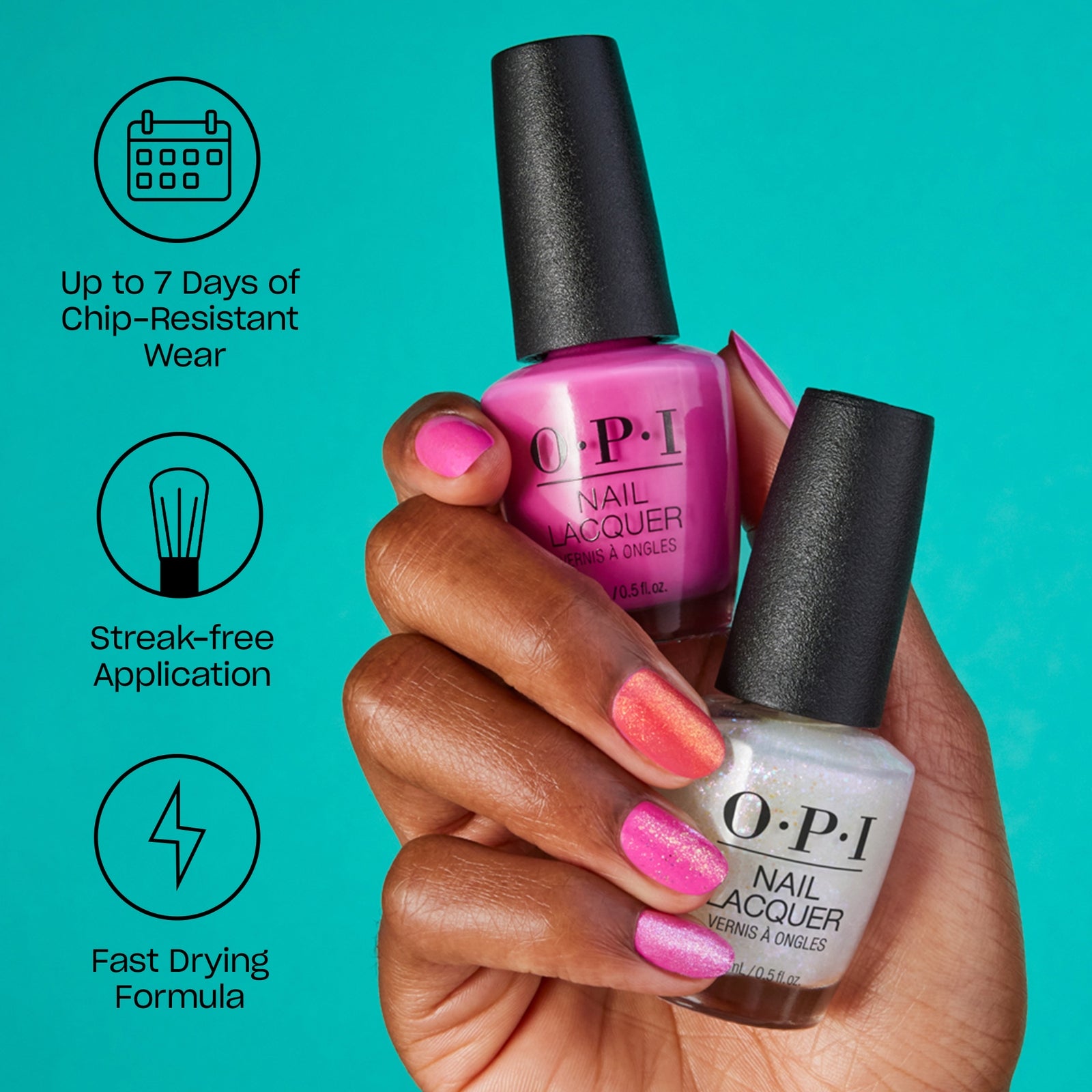 OPI The New OPIcons Nail Lacquer - Bathtime Bubbly 15ml 3