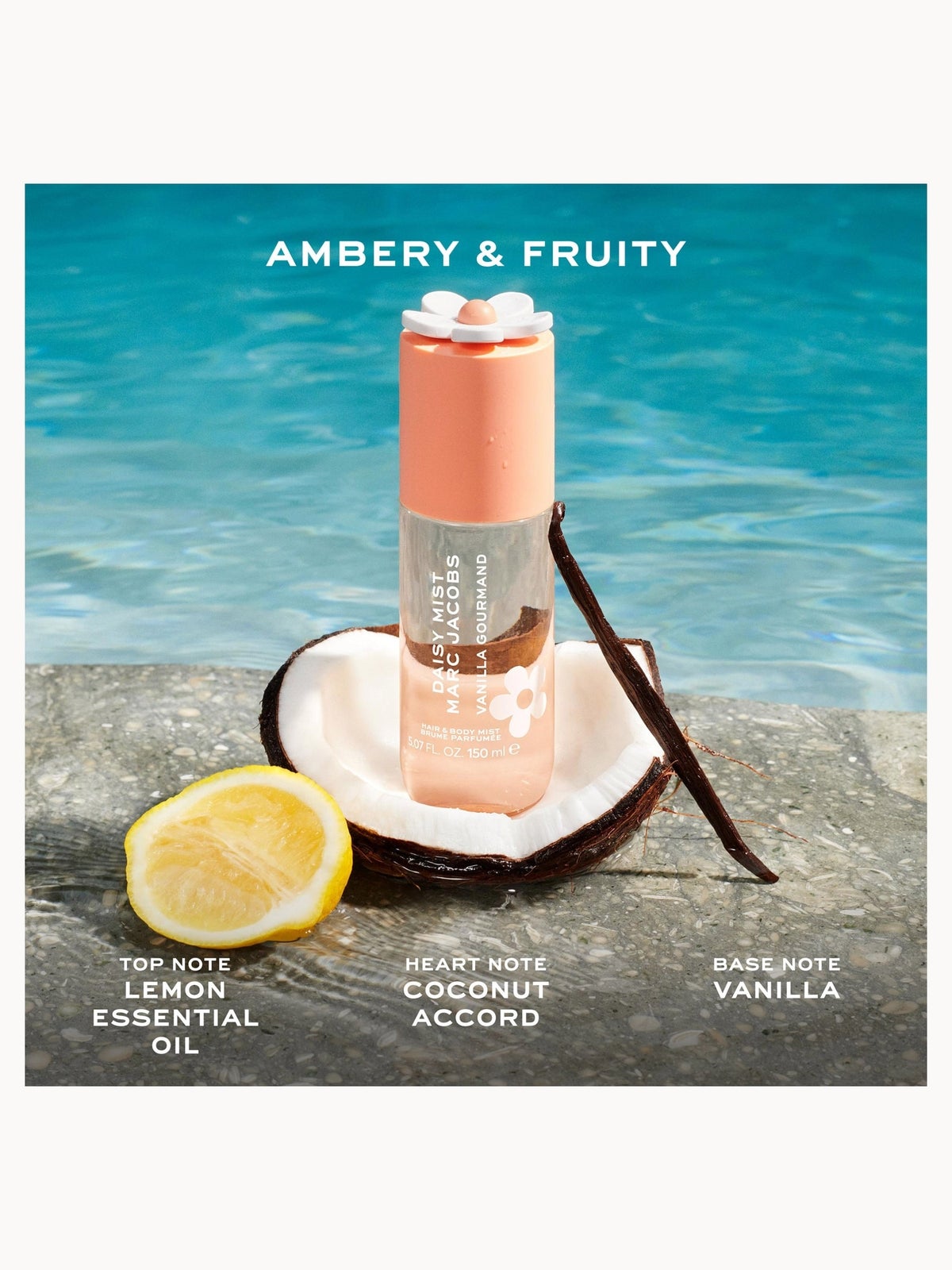 Marc Jacobs Daisy Mist Vanilla Gourmand Hair and Body Mist for Women 150ml 2