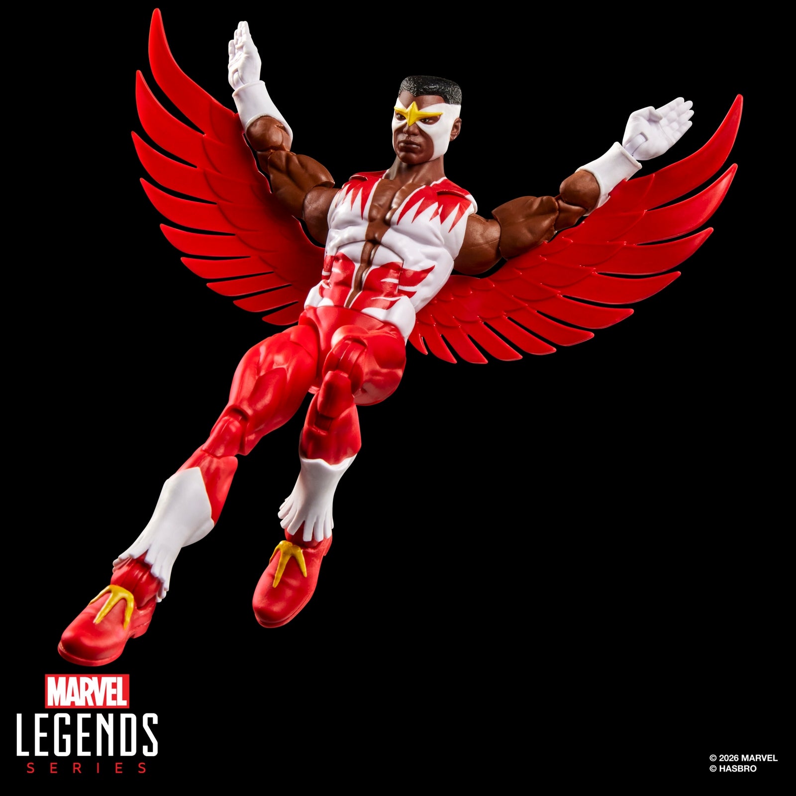 Hasbro Marvel Legends Series Secret Wars Marvel’s Falcon, Retro Captain America Comics Collectible Action Figure (6”)