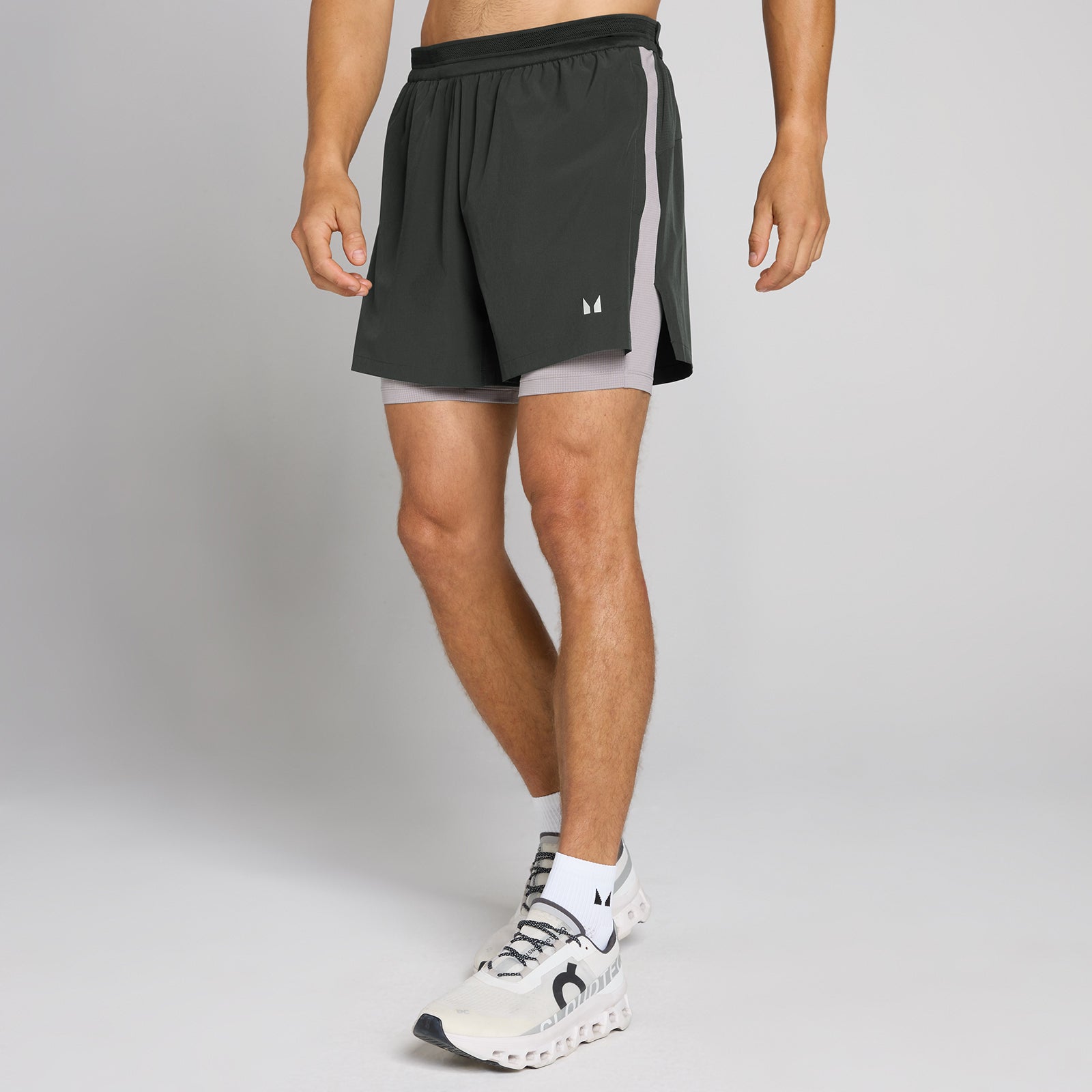 MP Herren Velocity Ultra 5 2-in-1 Short - Vintage-Schwarz - S