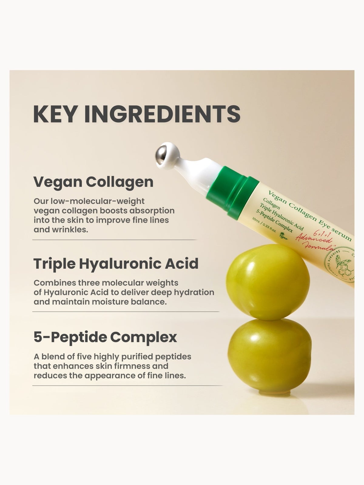 Axis-Y Vegan Collagen Eye Serum 10ml, photo 3
