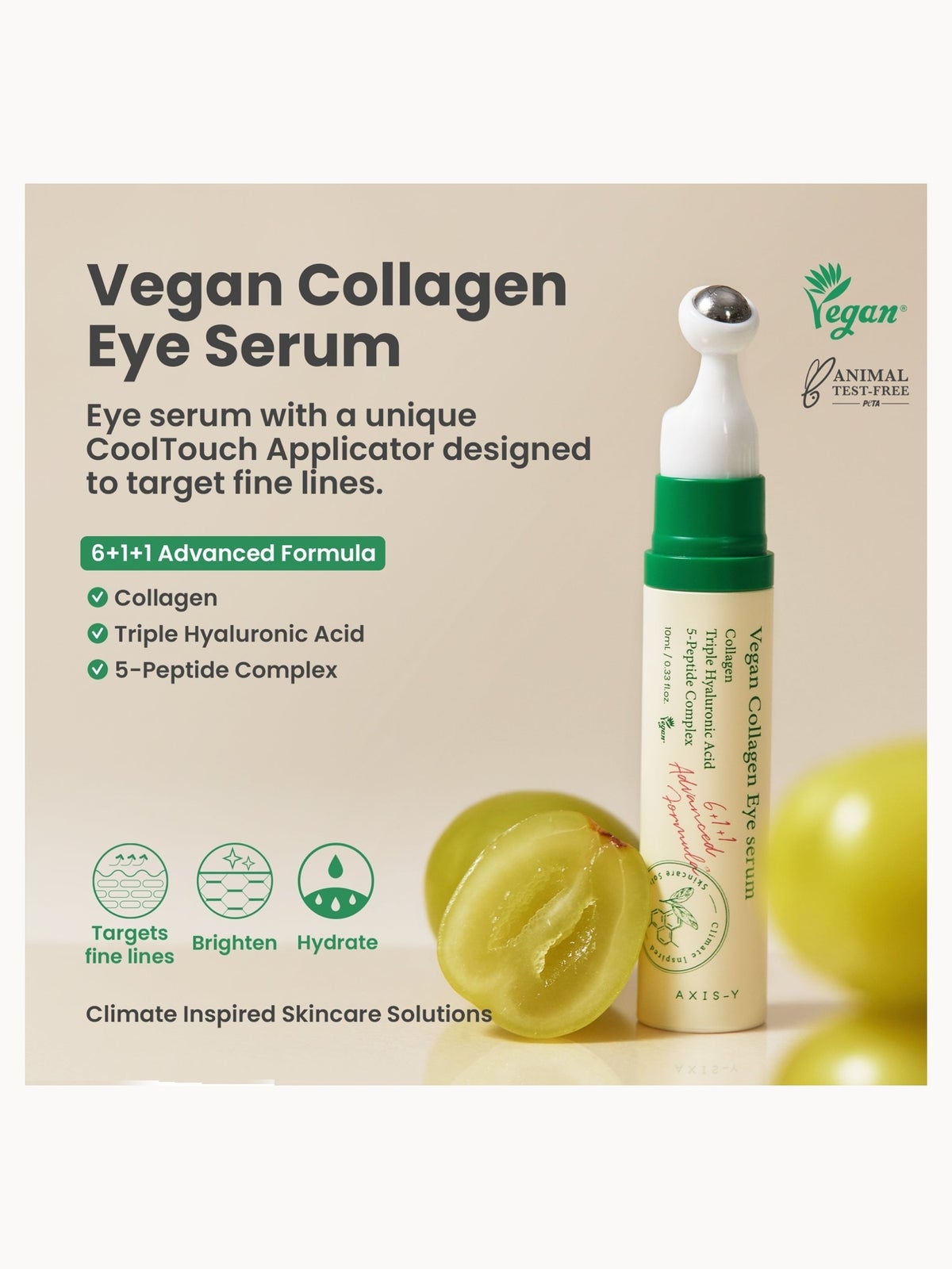 Axis-Y Vegan Collagen Eye Serum 10ml, photo 2