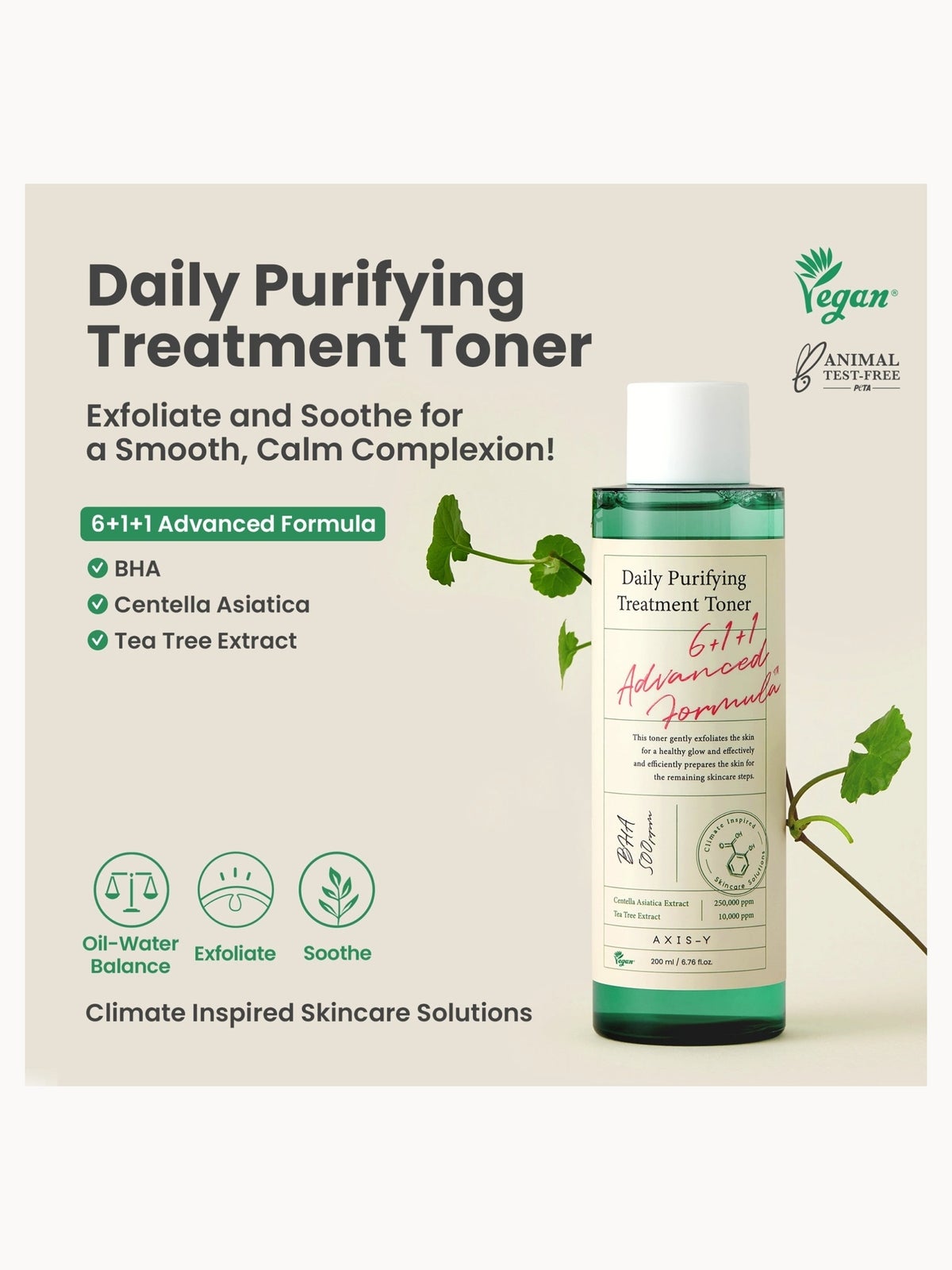 Axis-Y Daily Purifying Treatment Toner 200ml, photo 2