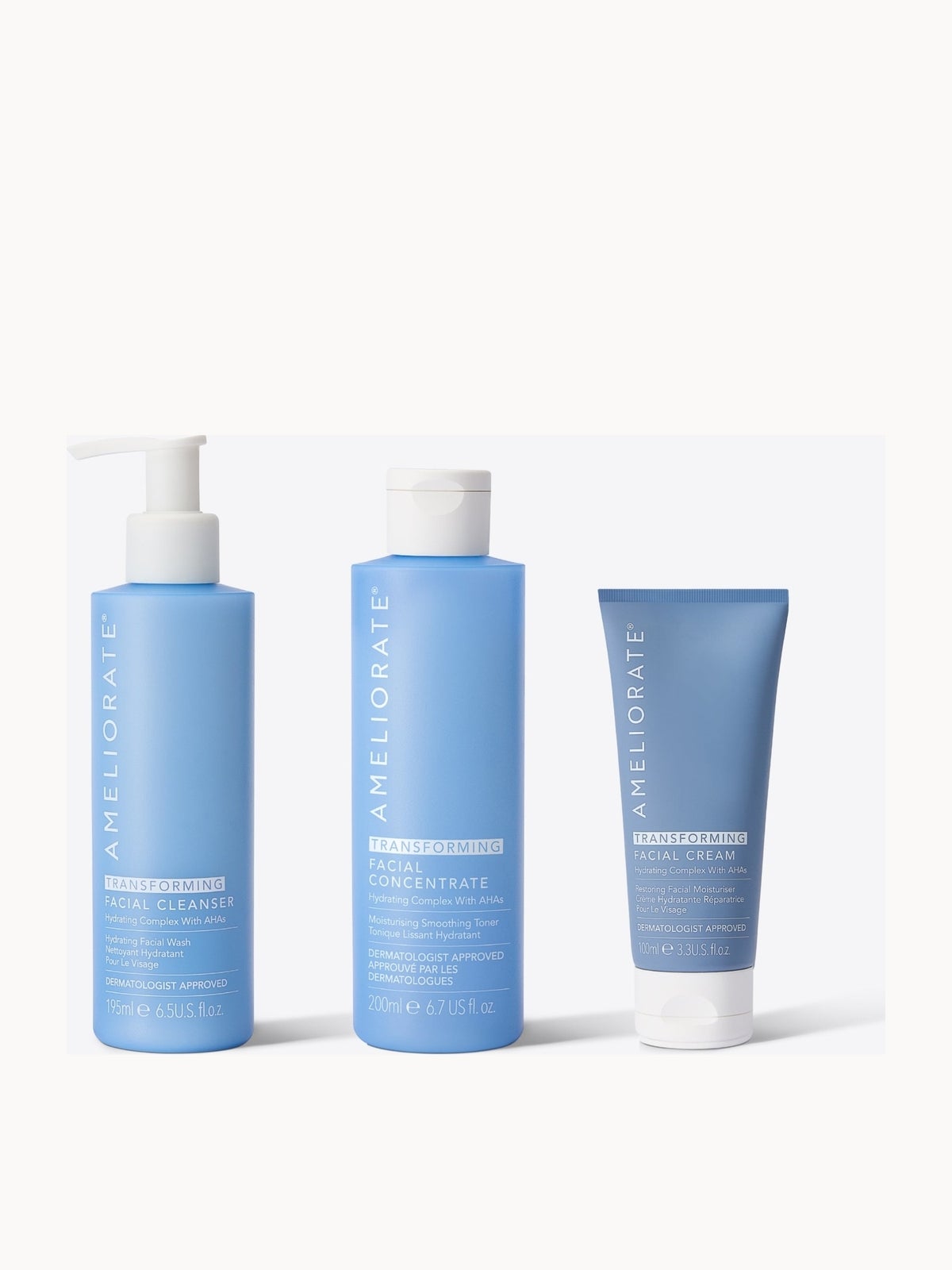 AMELIORATE Daily Nourishing Skincare Bundle (Worth £62)