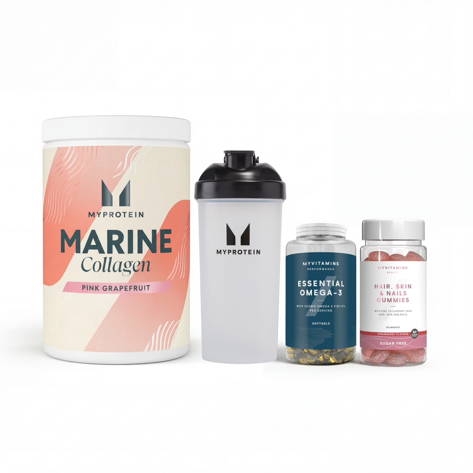 Myprotein UK MyProtein Skin Glow Essentials - 360G - 30servings - Pink Grapefruit