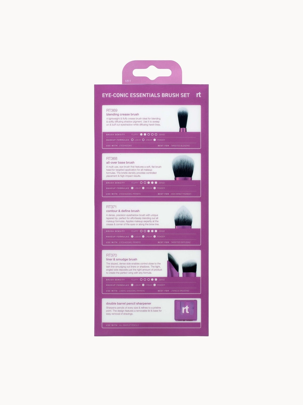Real Techniques Eye-Conic Essentials 5 Piece Brush Set 3