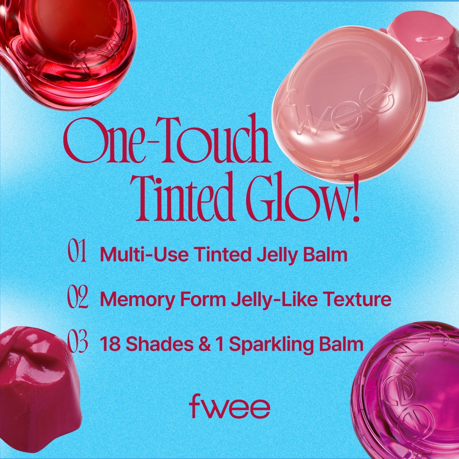 Fwee 3D Voluming Gloss 70% 5.3g (Various Shades) - 02 Coral Sorbet