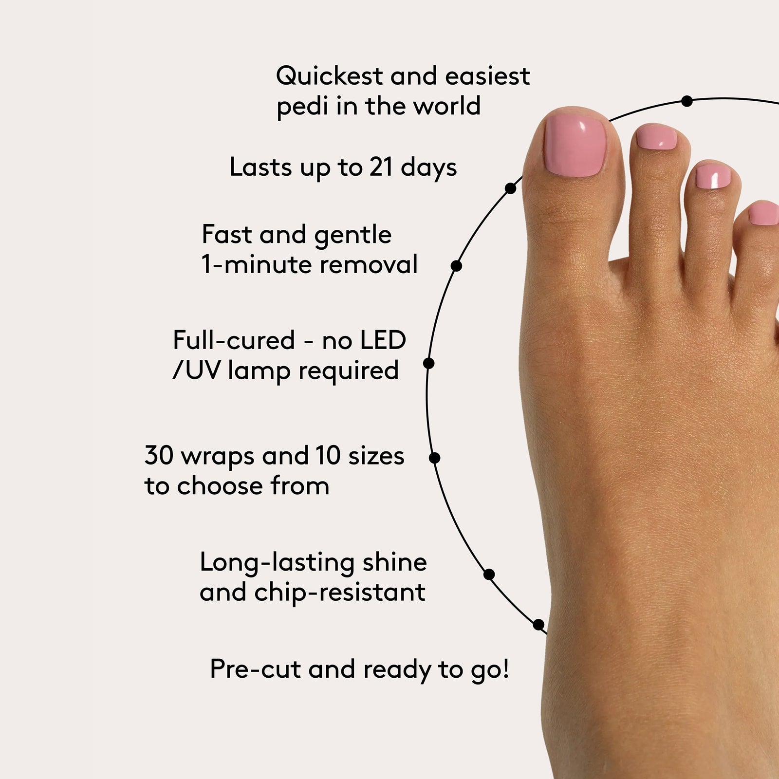Mylee Toe Wraps - Tainted Love 4
