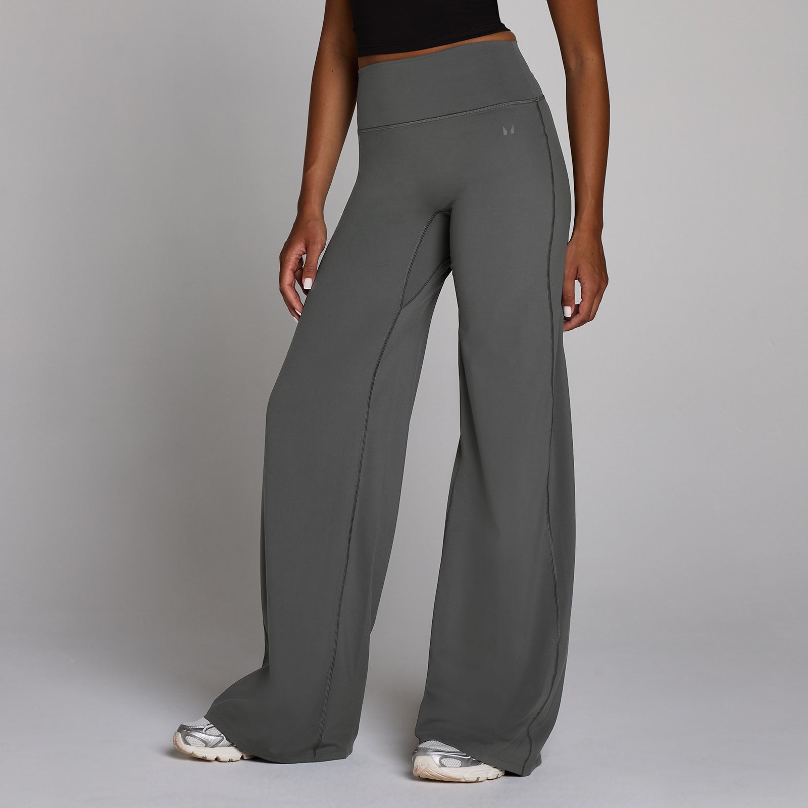 MP Dames Tempo Petite Wide Leg Legging - Donkergrijs - XS