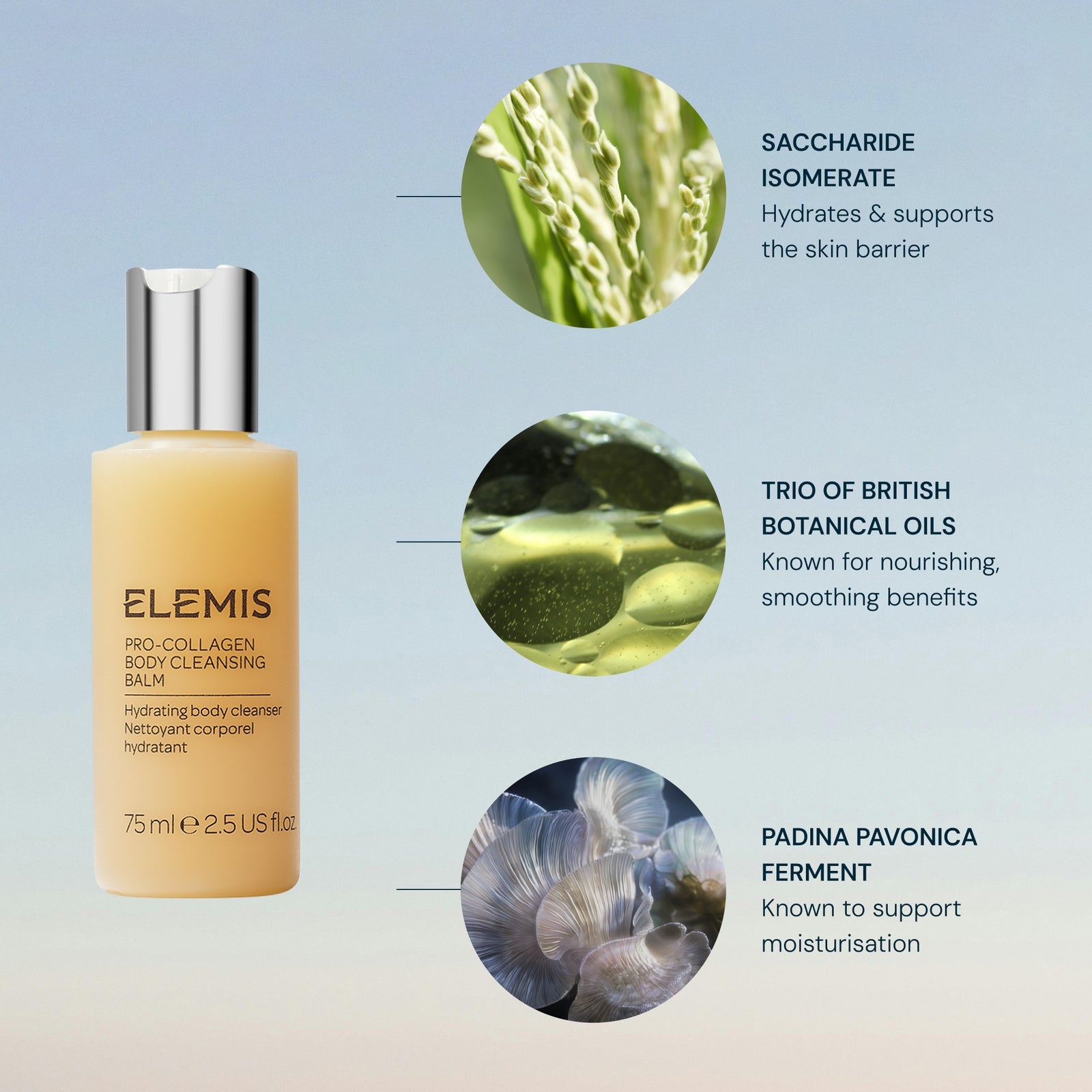 Elemis Pro-Collagen Body Cleansing Balm 75ml 3