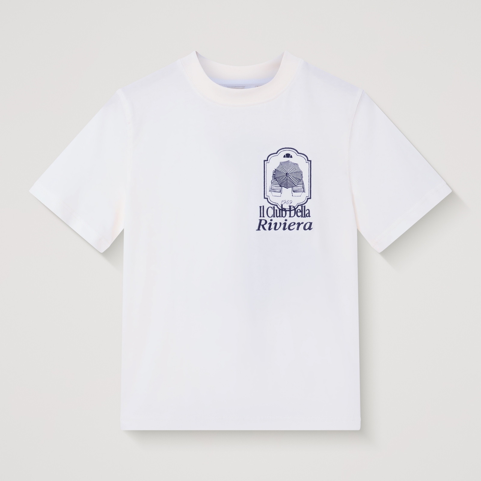 Image of Women's Citronello Tee Off White/Dark Blue