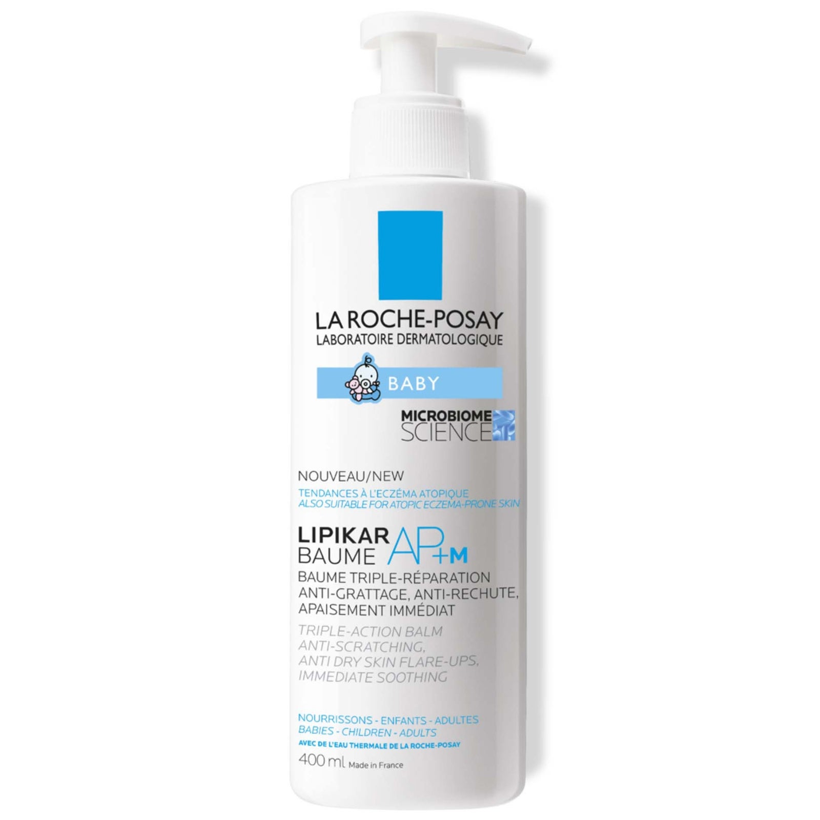 La Roche-Posay Baby Lipikar AP+M Moisturiser for Dry Skin 400ml