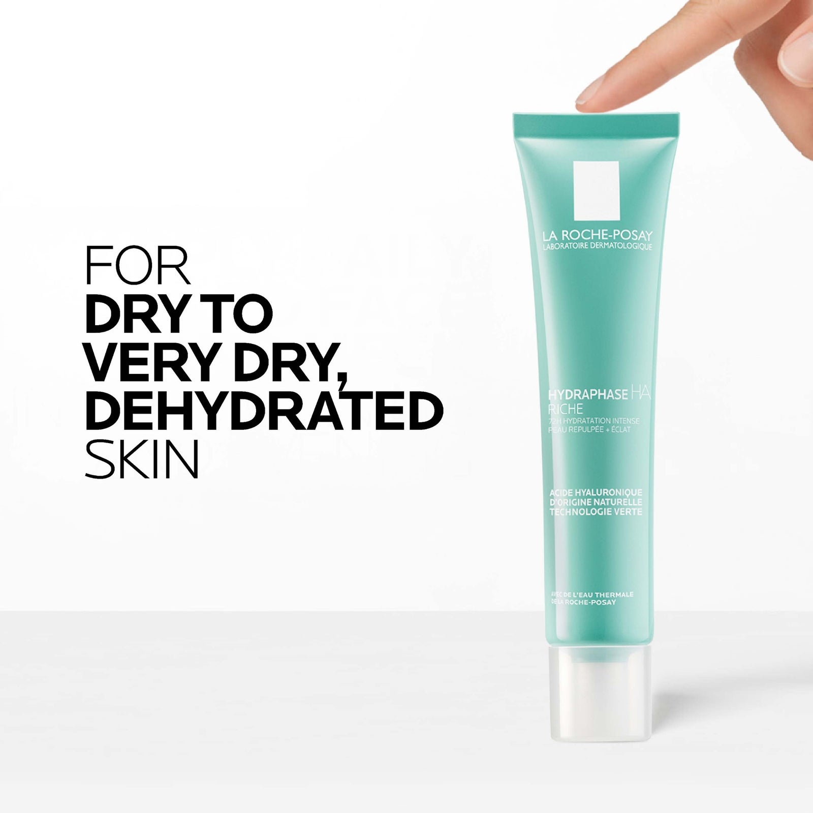 La Roche-Posay Hydraphase HA Rich Hyaluronic Acid Moisturiser for Dry-Very Dry Dehydrated Skin 40ml 3