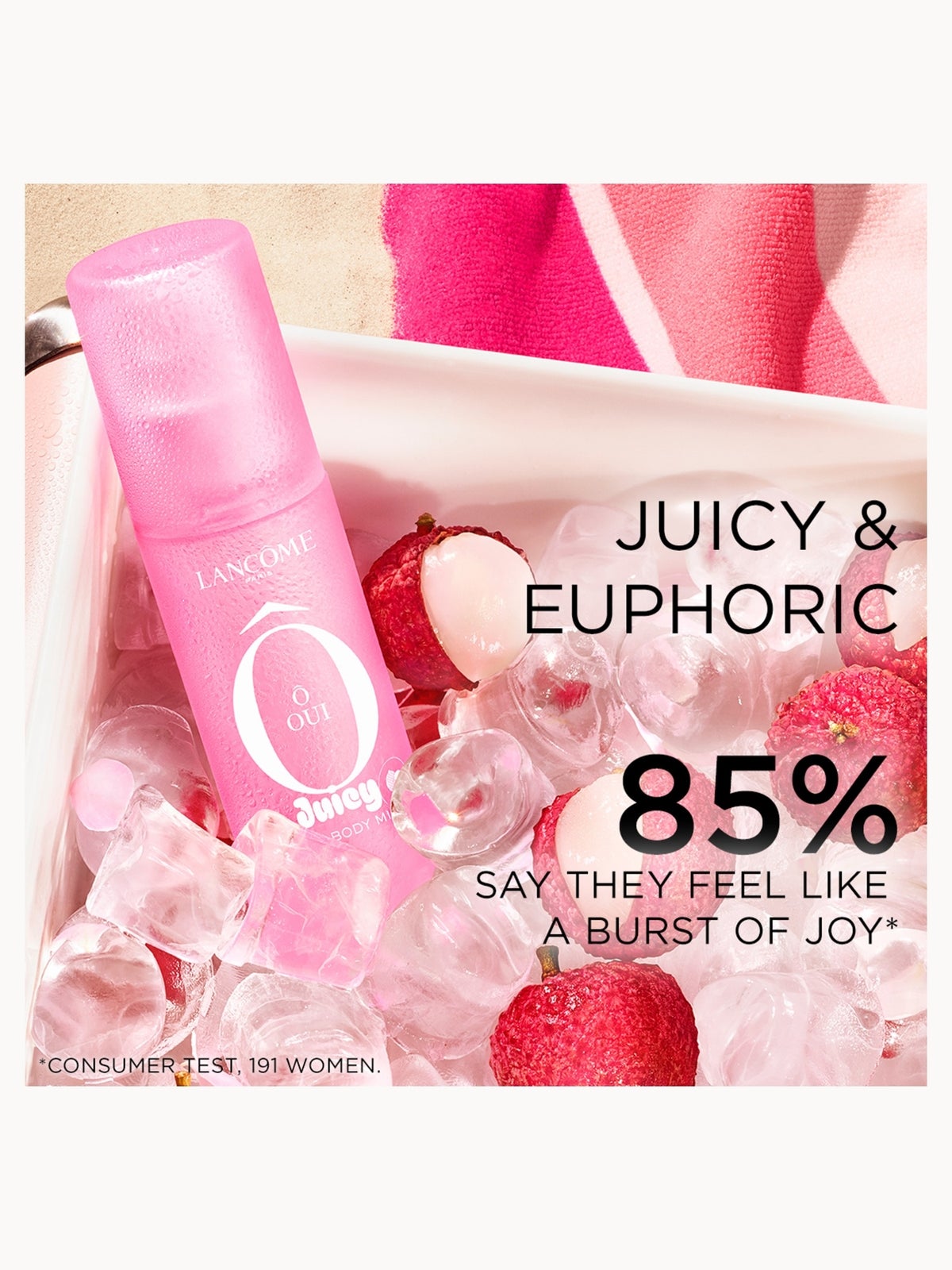 Lancôme O Oui Juicy Hair and Body Mist 100ml 3