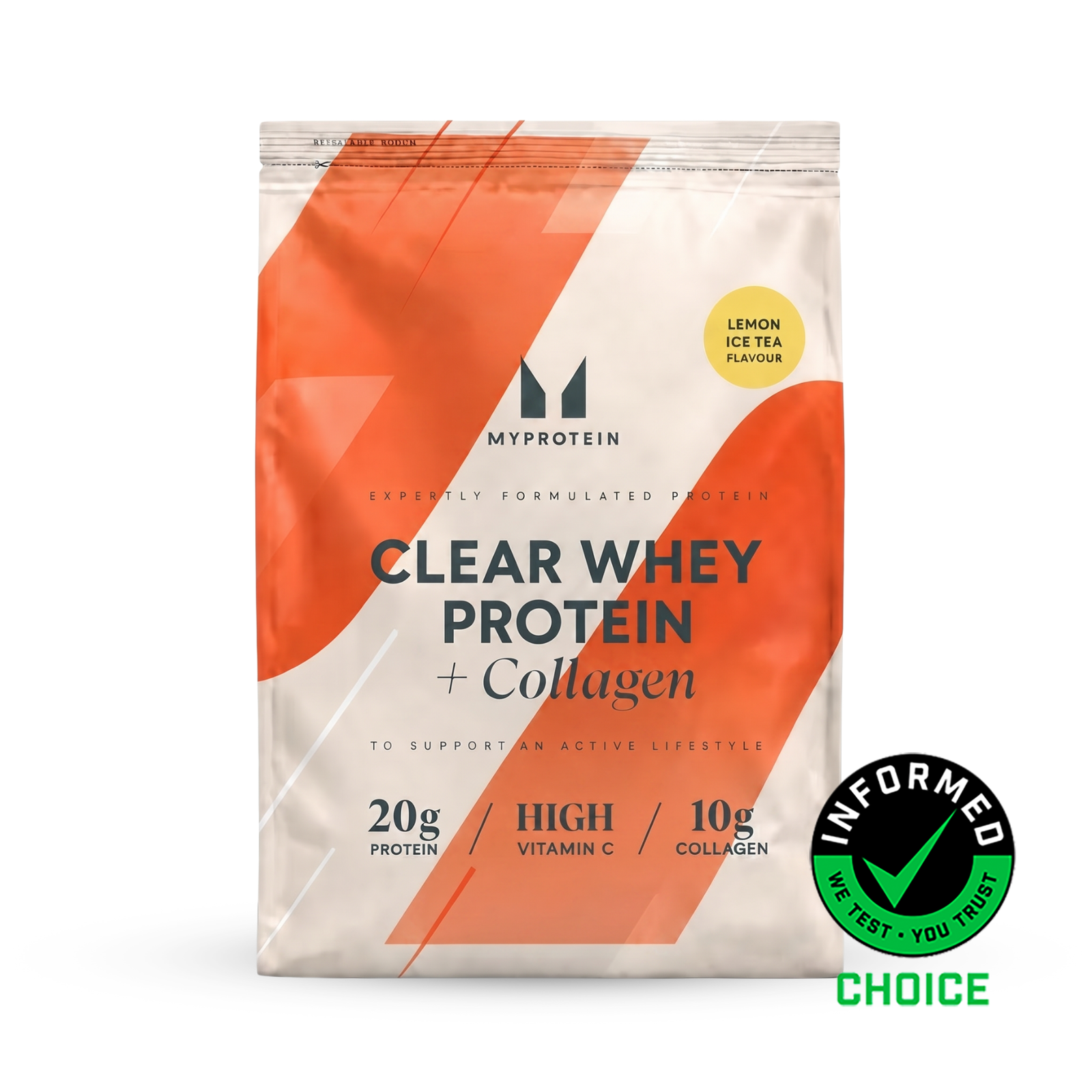 Clear Protein | Whey & Collagen - 500g - 20Portionen - Lemon Iced Tea