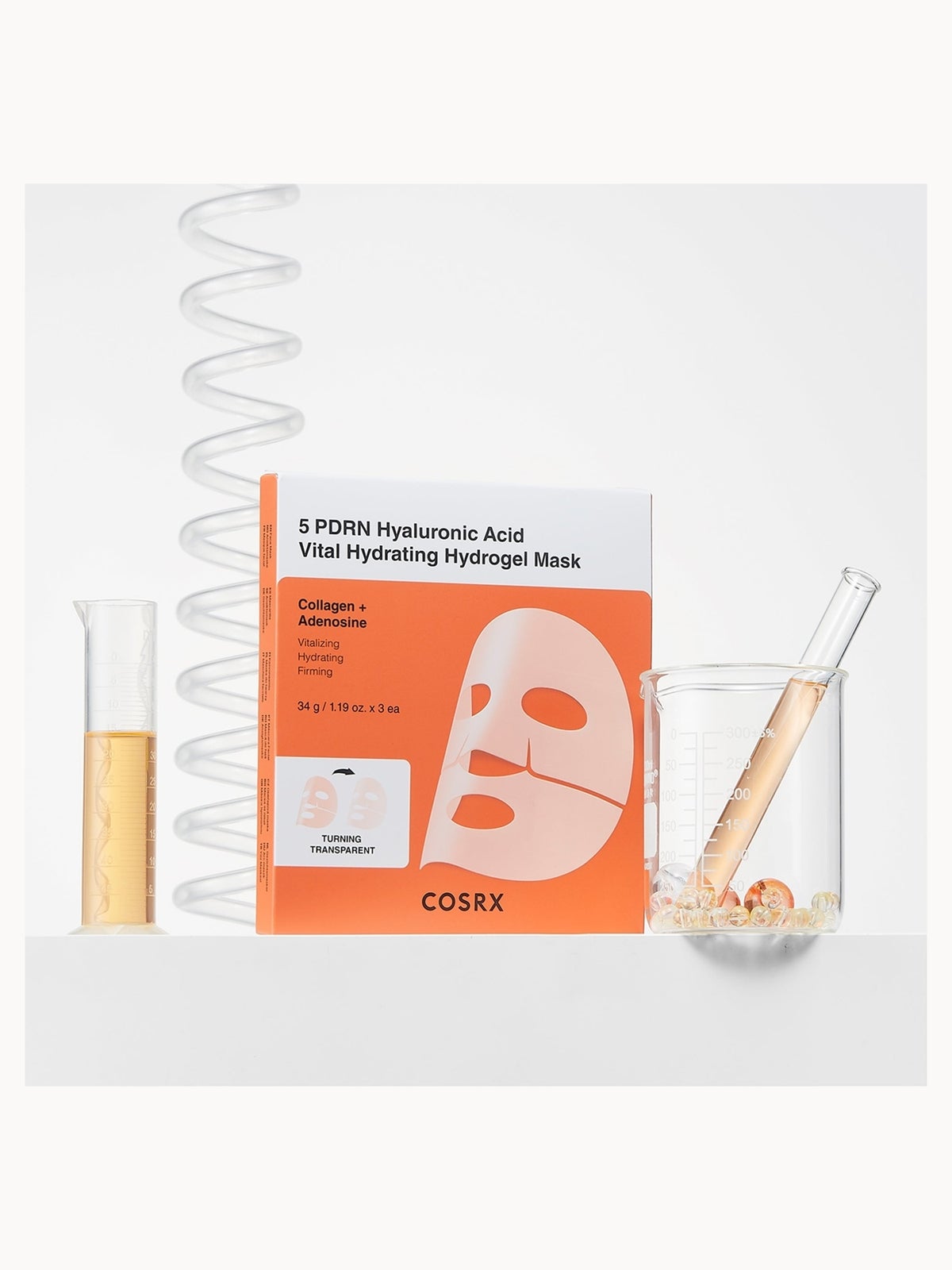 COSRX 5 PDRN Hyaluronic Acid Vital Hydrating Hydrogel Mask (Pack of 1) 3