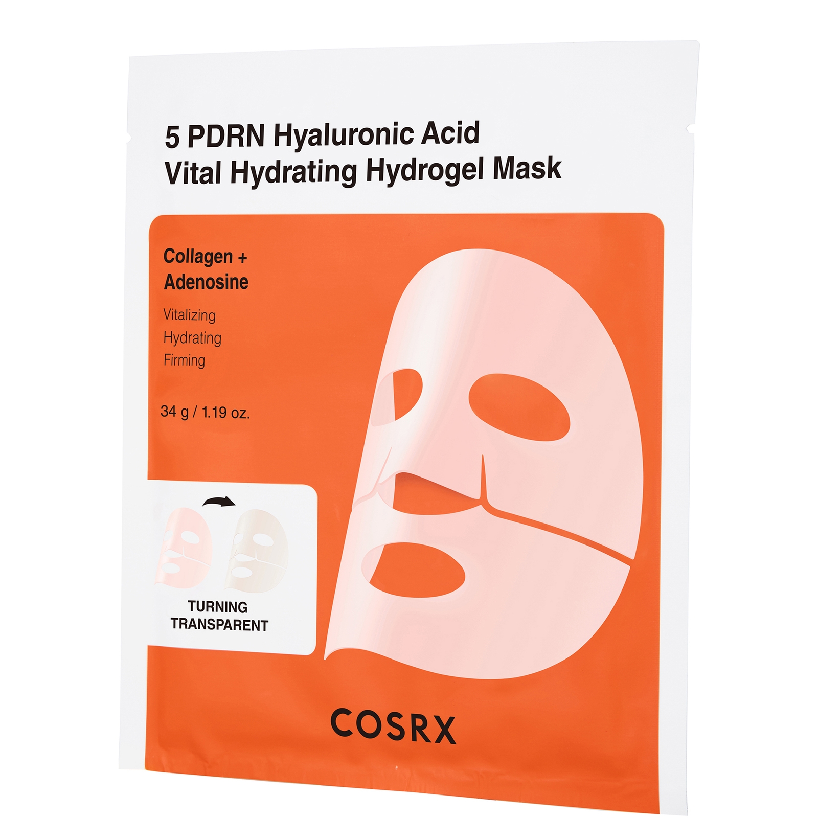 

COSRX 5 PDRN Hyaluronic Acid Vital Hydrating Hydrogel Mask (Pack of 1)