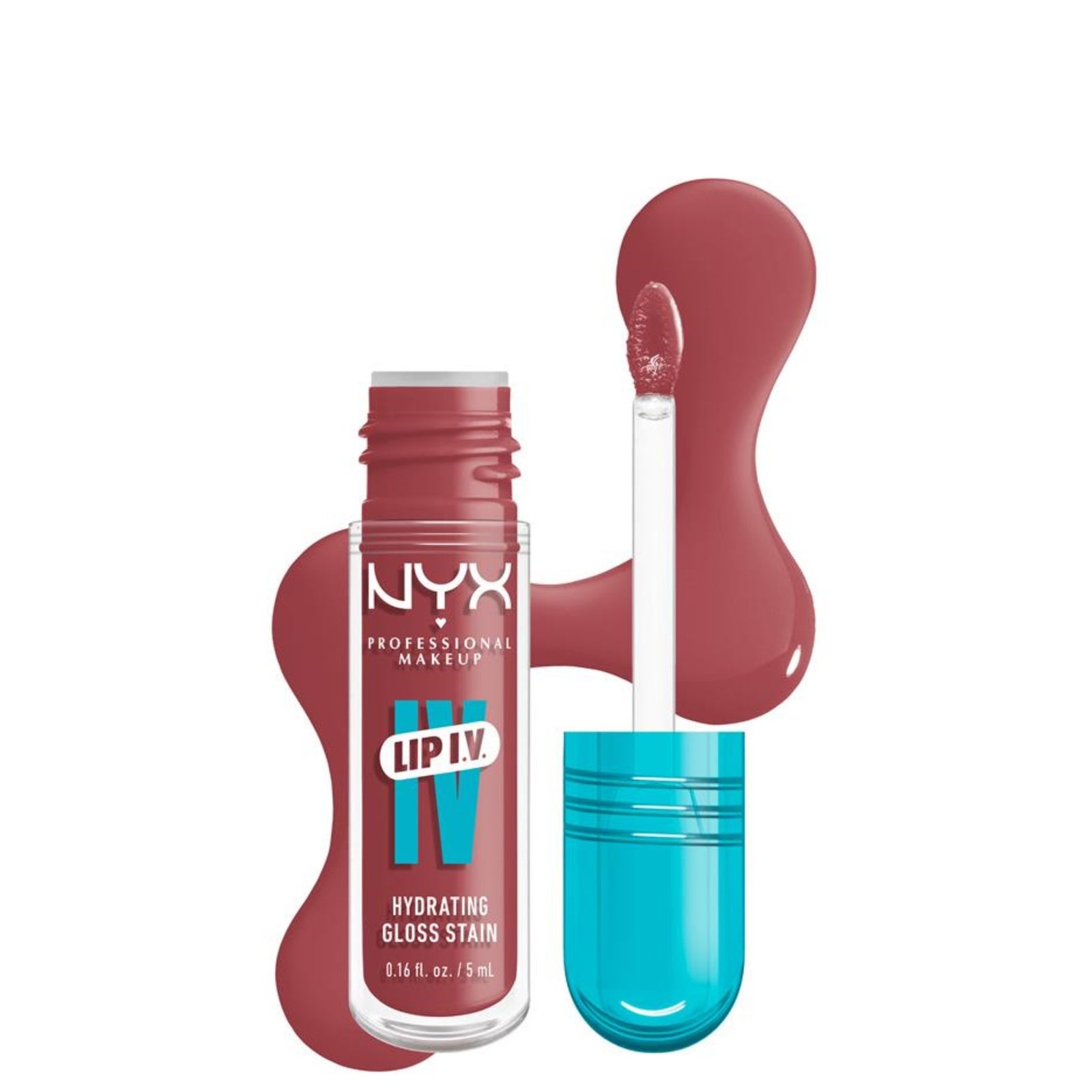 NYX Professional Make Lip IV Hydrating Gloss Stain (Various Shades) - Petal Pouring