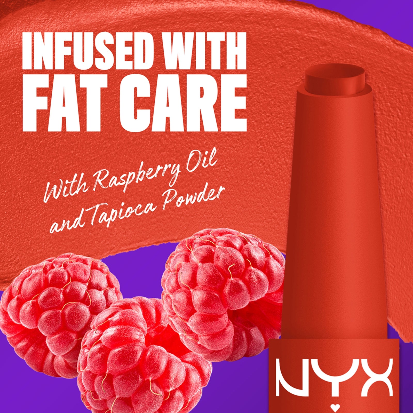 NYX Professional Makeup Fat Matte Smooth Color Lipstick 2g (Various Shades) - Comfy Caramel 2
