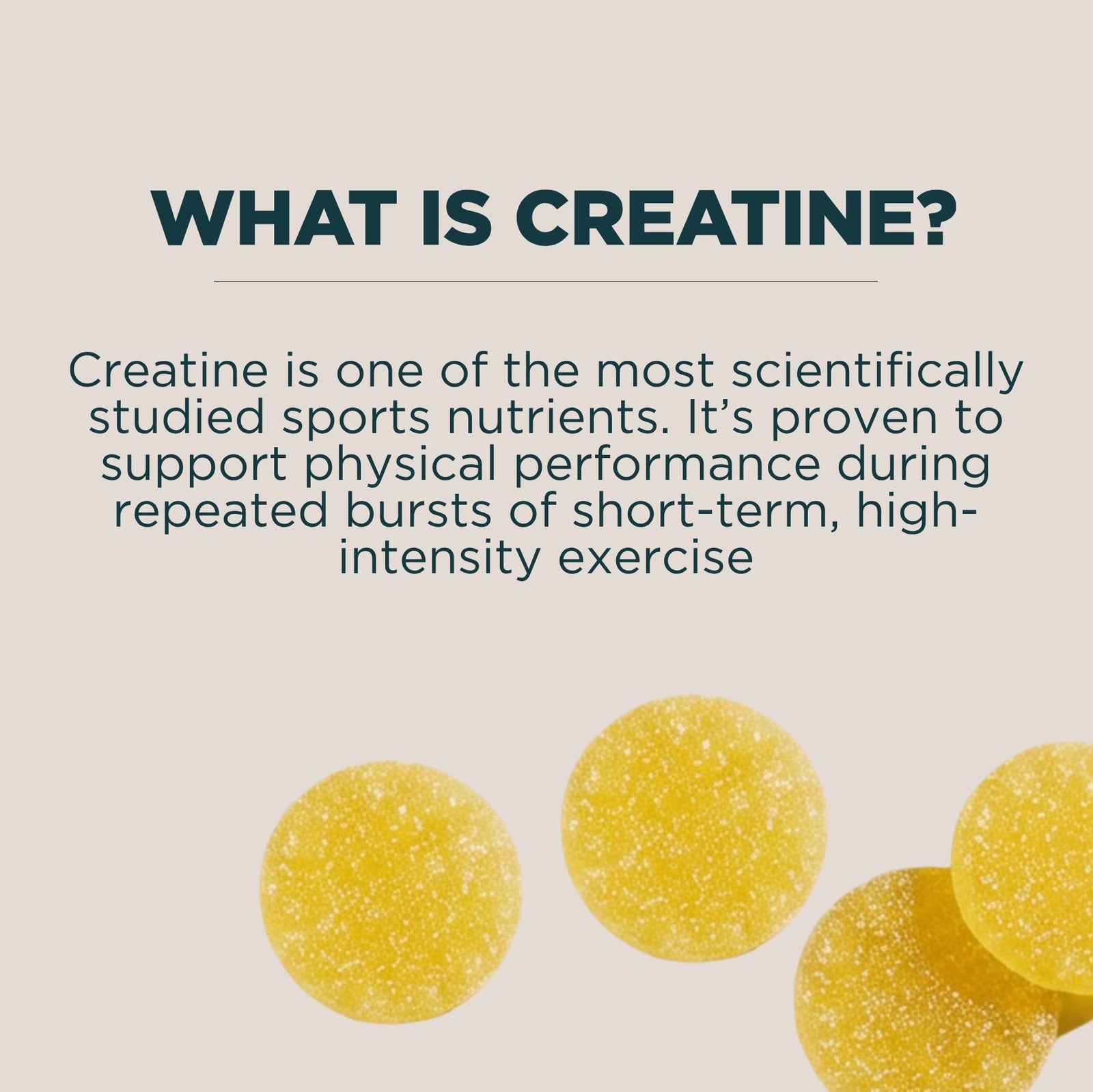 Myprotein Creatine Gummies - 30 Gummies - 10servings - Lemonade (Sugar-Free)