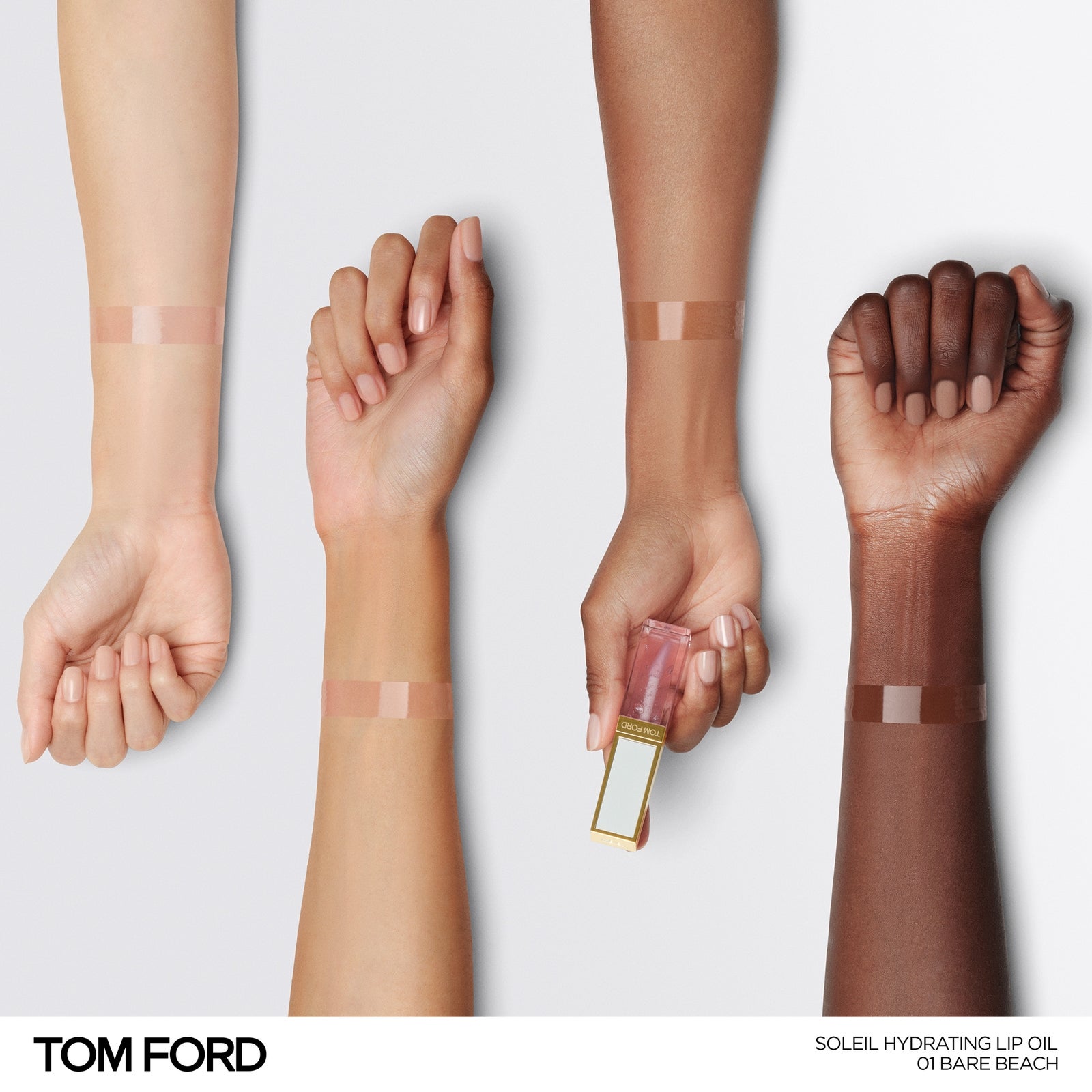 TOM FORD Soleil Hydrating Lip Oil Bare Beach 4