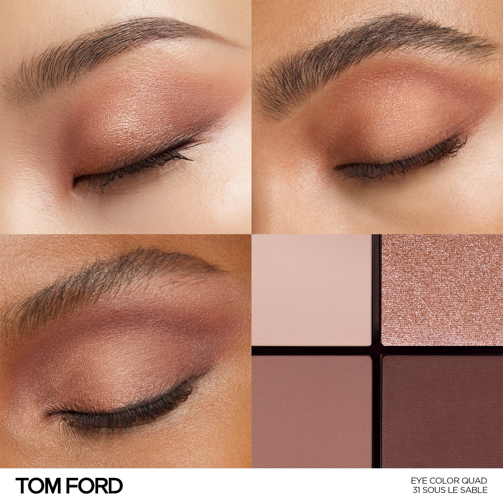 TOM FORD Runway Eye Colour Quad (Various Shades) - 31 Sous Le Sable 2