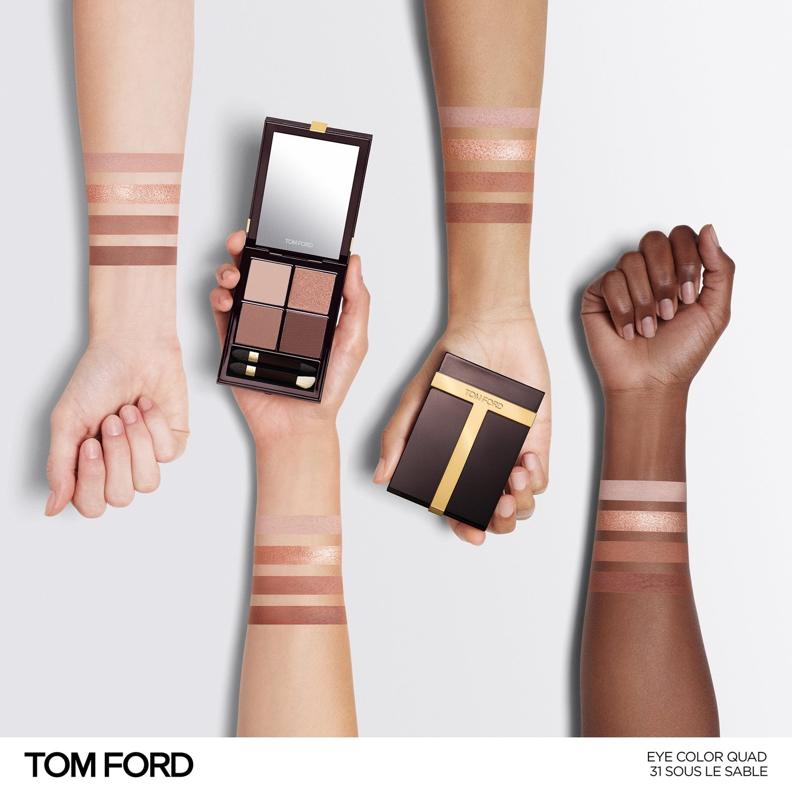 TOM FORD Runway Eye Colour Quad (Various Shades) - 31 Sous Le Sable 3