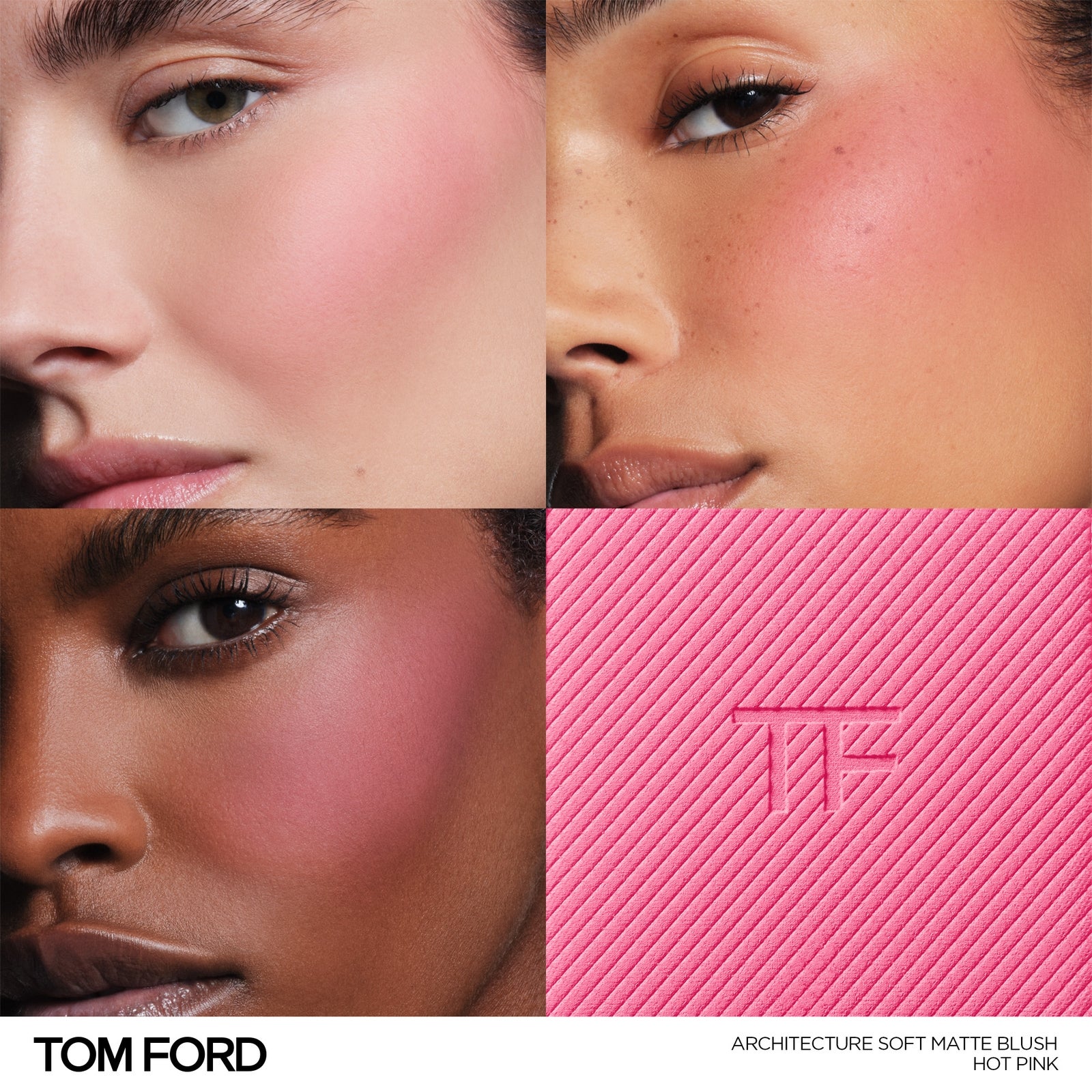 TOM FORD Architecture Soft Matte Blush (Various Shades) - 04 Hot Pink 2